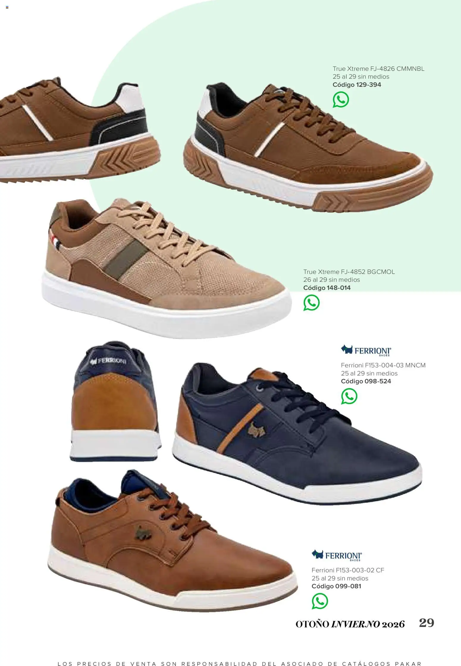 Vista previa las ofertas de la tienda SC Pakar - SC Pakar catálogo Hombre desde el 31/07/2026 