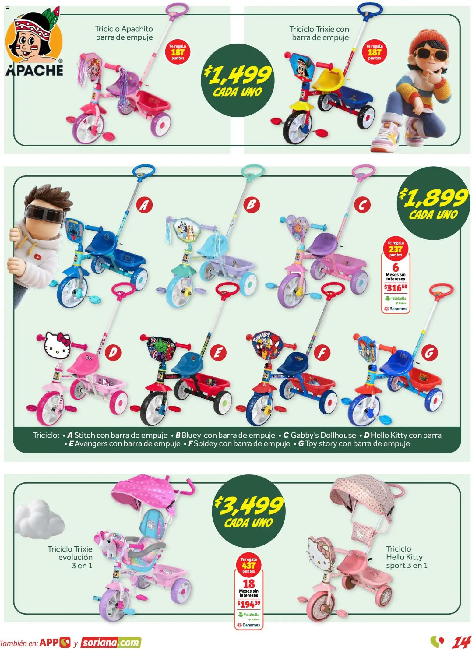 Vista previa las ofertas de la tienda Soriana - Soriana folleto Reino de los Juguetes desde el 15/10/2026 
