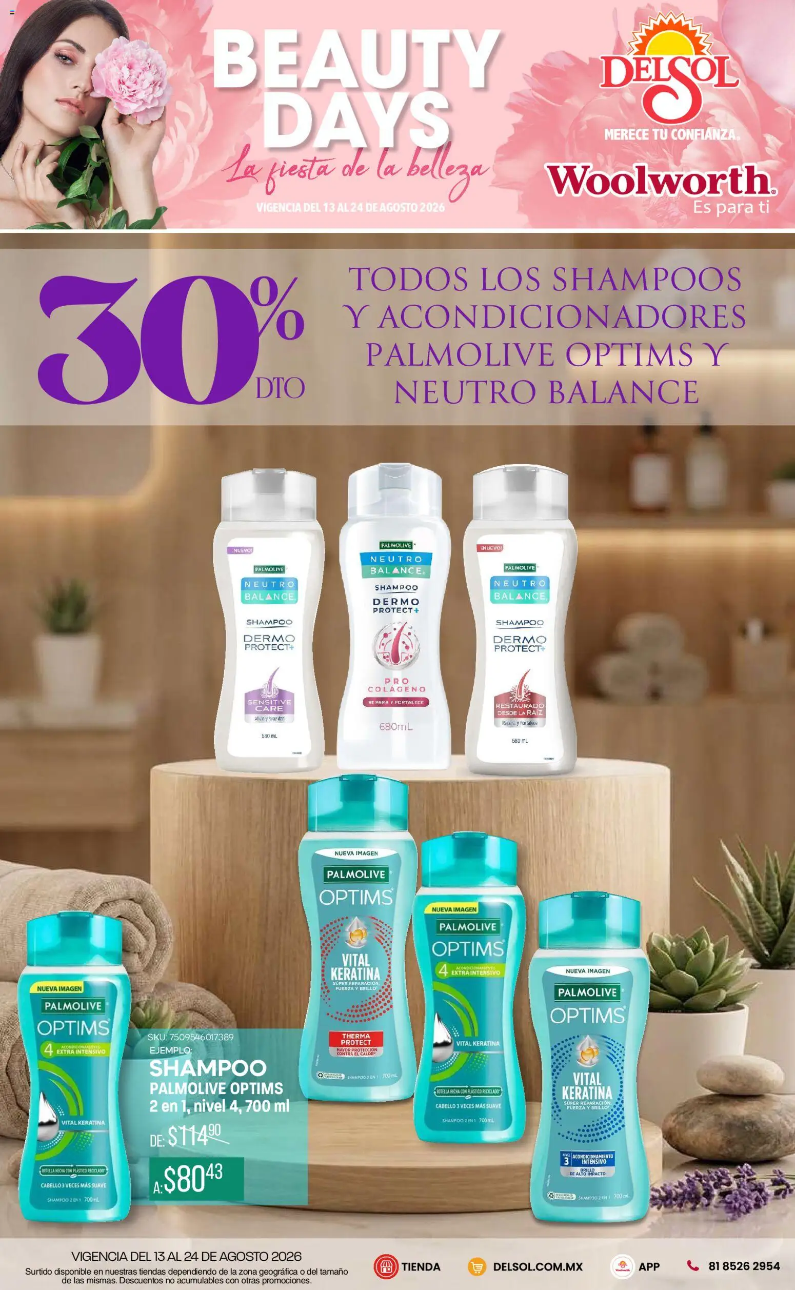 Vista previa las ofertas de la tienda Del Sol y Woolworth - Del Sol y Woolworth catálogo desde el 13/08/2026 