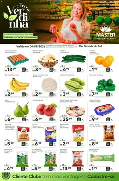 Pré-Visualização do folheto "Master ofertas do Dia" da loja Master válido a partir de 04/08/2026