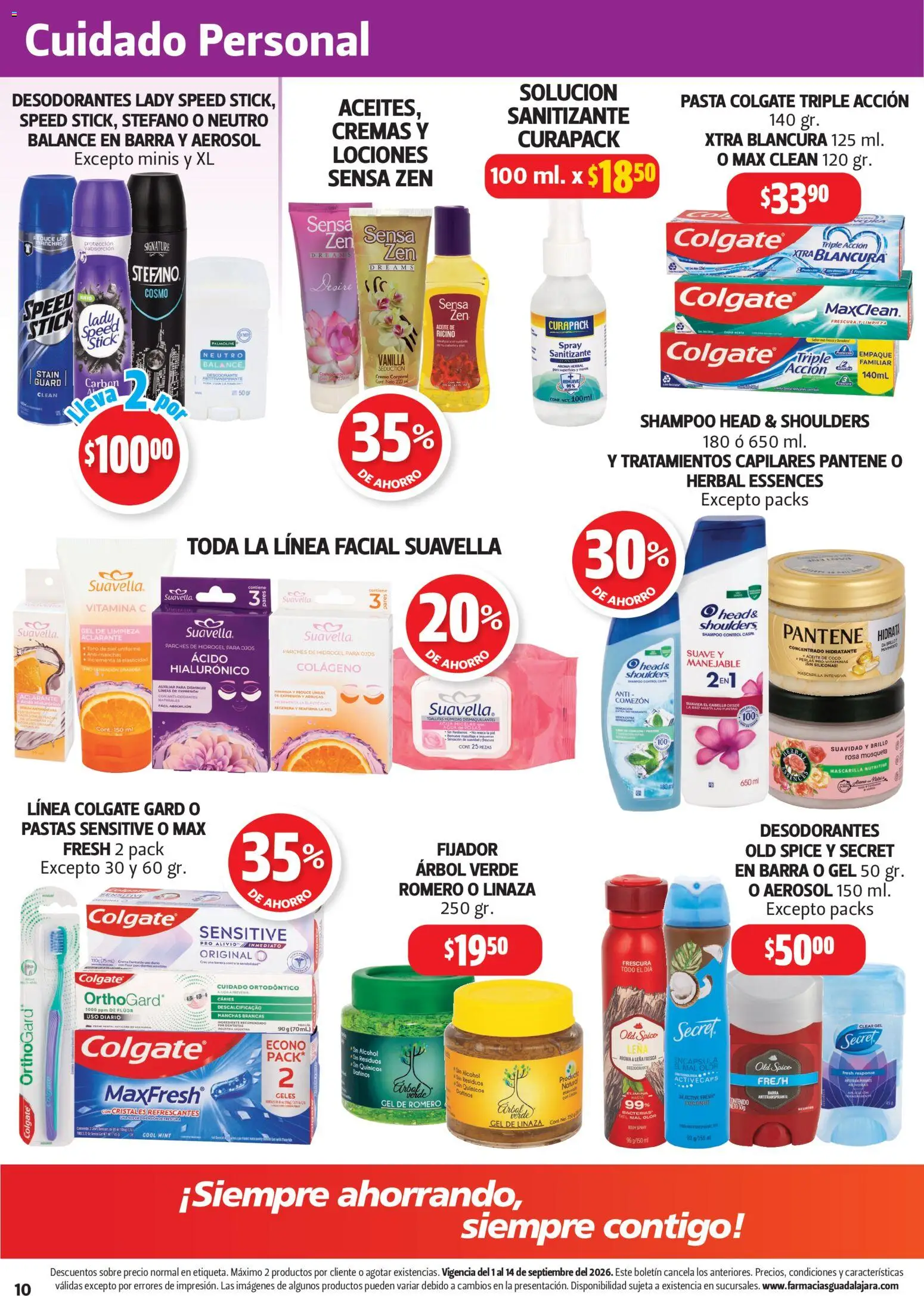 Vista previa las ofertas de la tienda Farmacia Guadalajara - Farmacia Guadalajara catálogo desde el 01/09/2026 