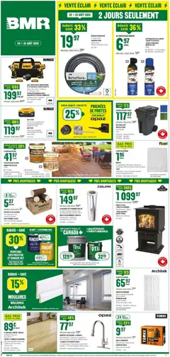 Un aperçu du dépliant BMR weekly flyer / circulaire du magasin BMR est valide à partir 20 août 2026