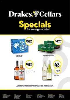 Preview of catalogue Drakes Specials from shop Drakes valid 13/05/2026