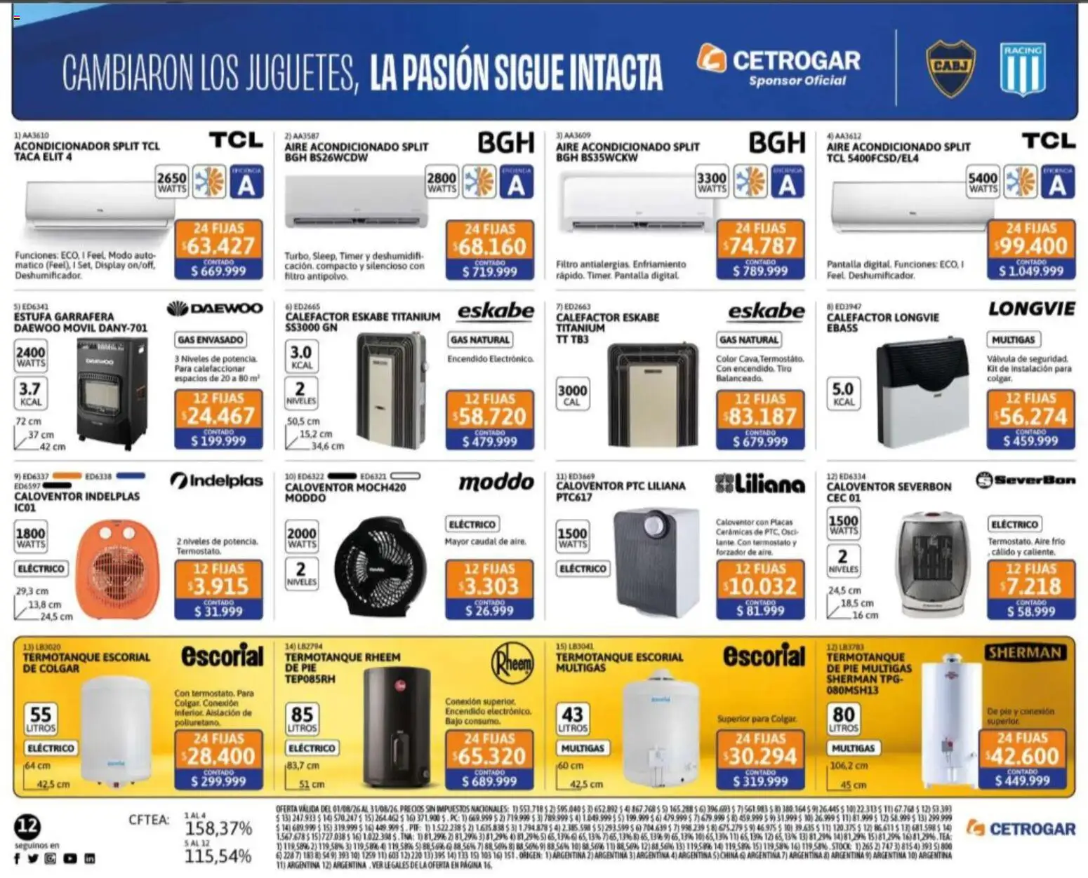 Vista previa del folleto de la tienda Cetrogar válido desde el 04/08/2026 