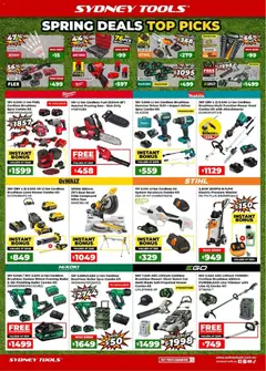 Preview of catalogue Sydney Tools Top Picks from shop Sydney Tools valid 03/09/2026