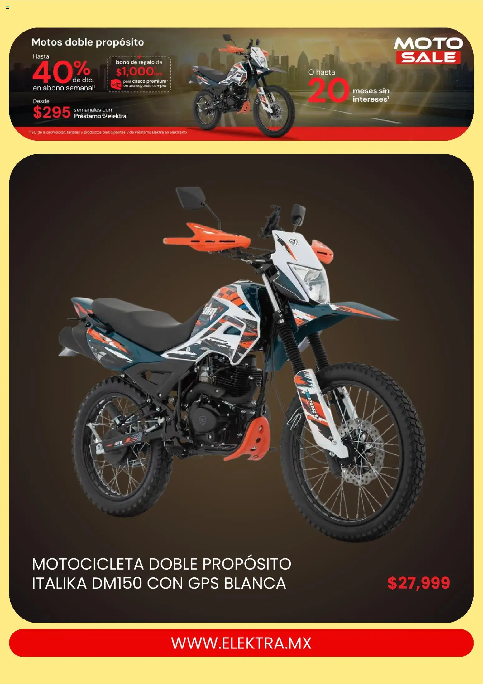 Vista previa las ofertas de la tienda Elektra - Elektra catálogo desde el 26/09/2026 