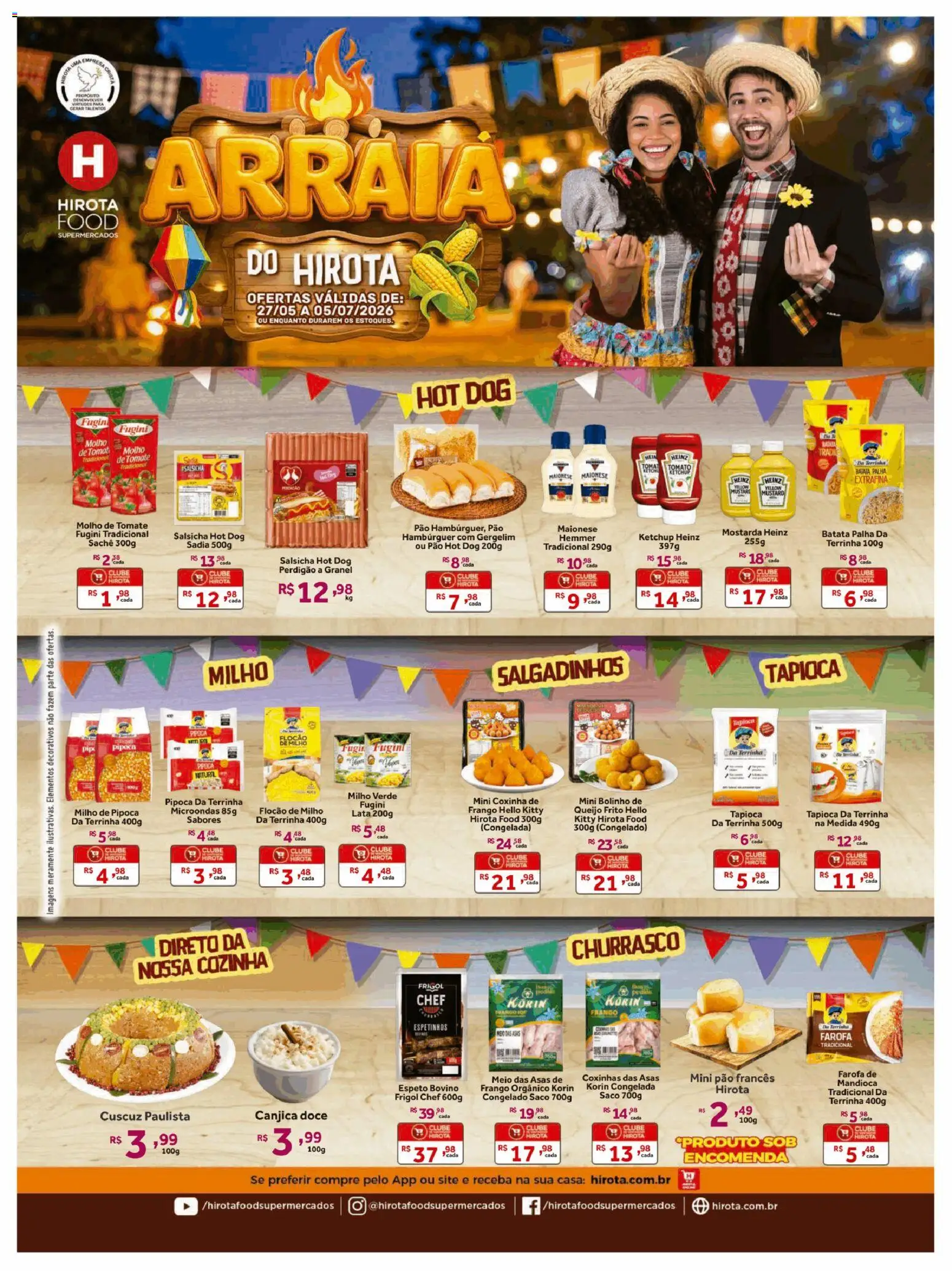 Pré-Visualização do folheto "Hirota Food - Ofertas da semana" da loja Hirota Food válido a partir de 27/05/2026