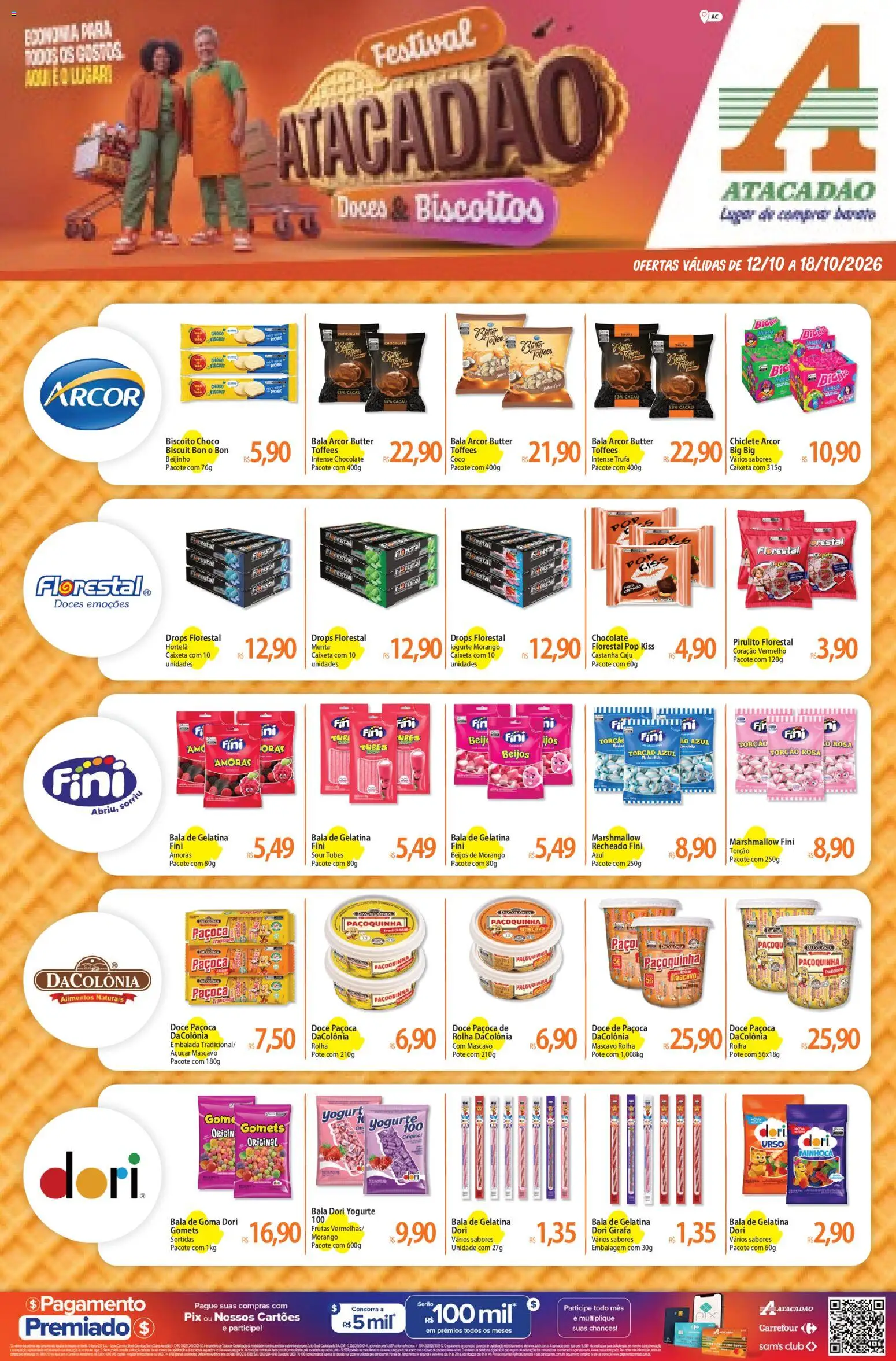 Pré-Visualização do folheto "Atacadão ofertas - AC" da loja Atacadão válido a partir de 12/10/2026