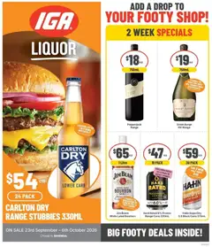 Preview of catalogue Big Footy Deals 23/09 from shop Deals valid 23/09/2026