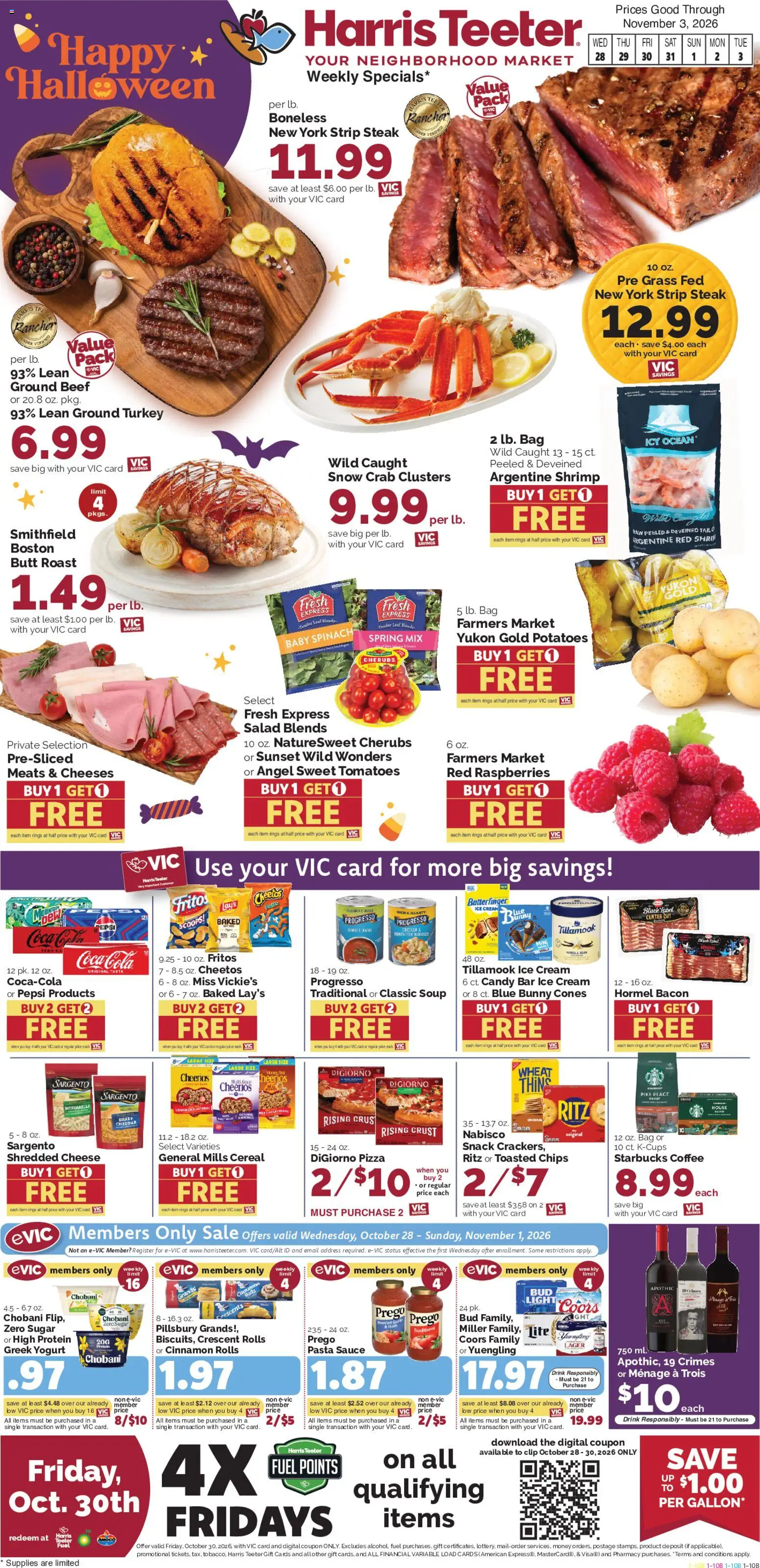 Ad Preview of Harris Teeter Harris Teeter Weekly Ad - NC from 10/28/2026