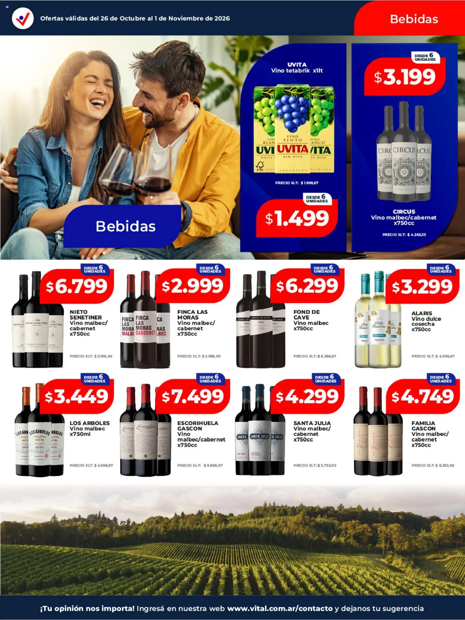 Vista previa del folleto de la tienda Vital válido desde el 26/10/2026 