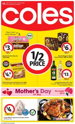 Preview of catalogue Coles catalogue SA from shop Coles valid 29/04/2026