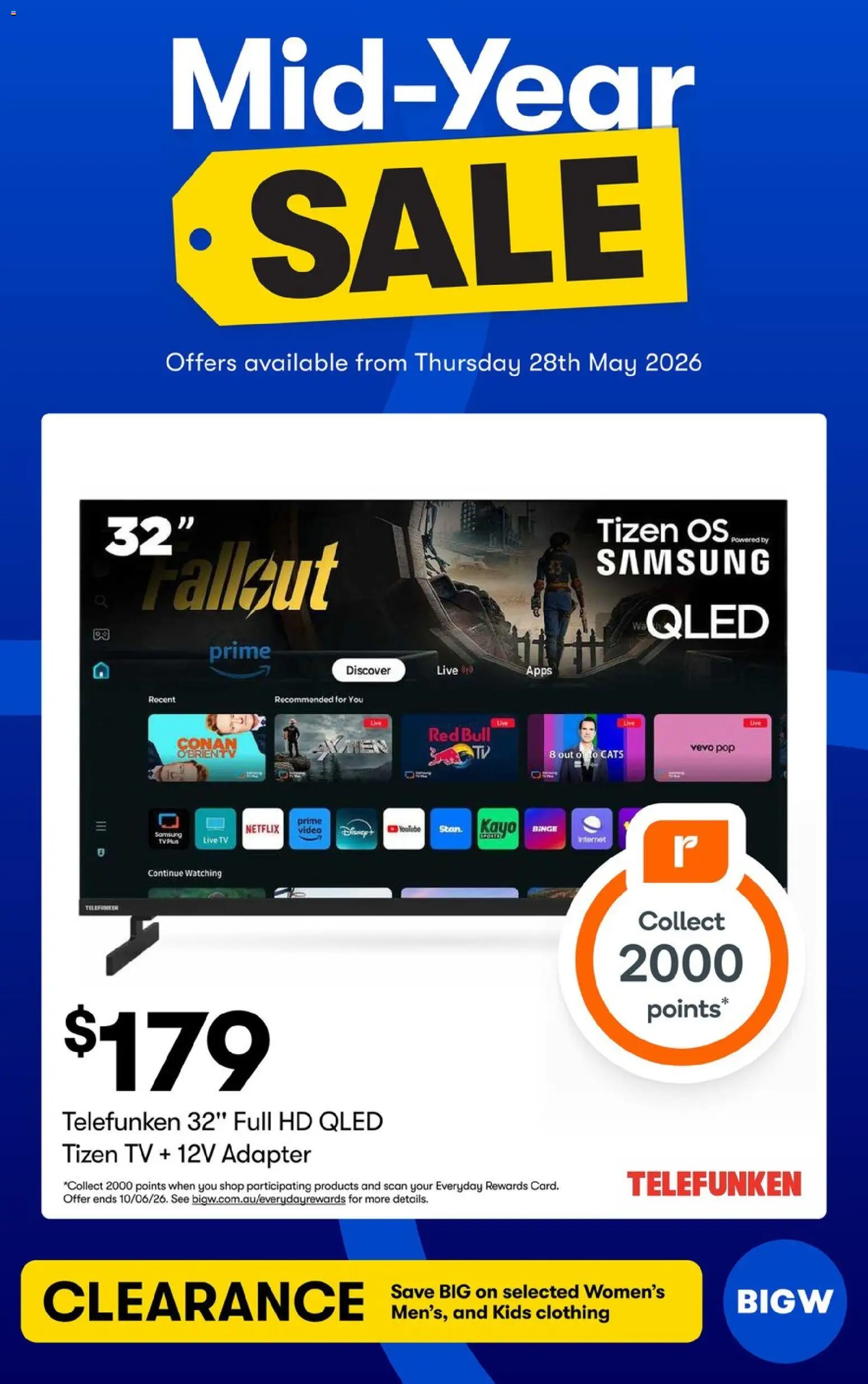 Preview of catalogue Big W Catalogue - Mid Year Sale from shop Big W valid 28/05/2026