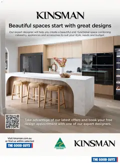 Preview of catalogue The Good Guys Kinsman from shop The Good Guys valid 03/02/2026