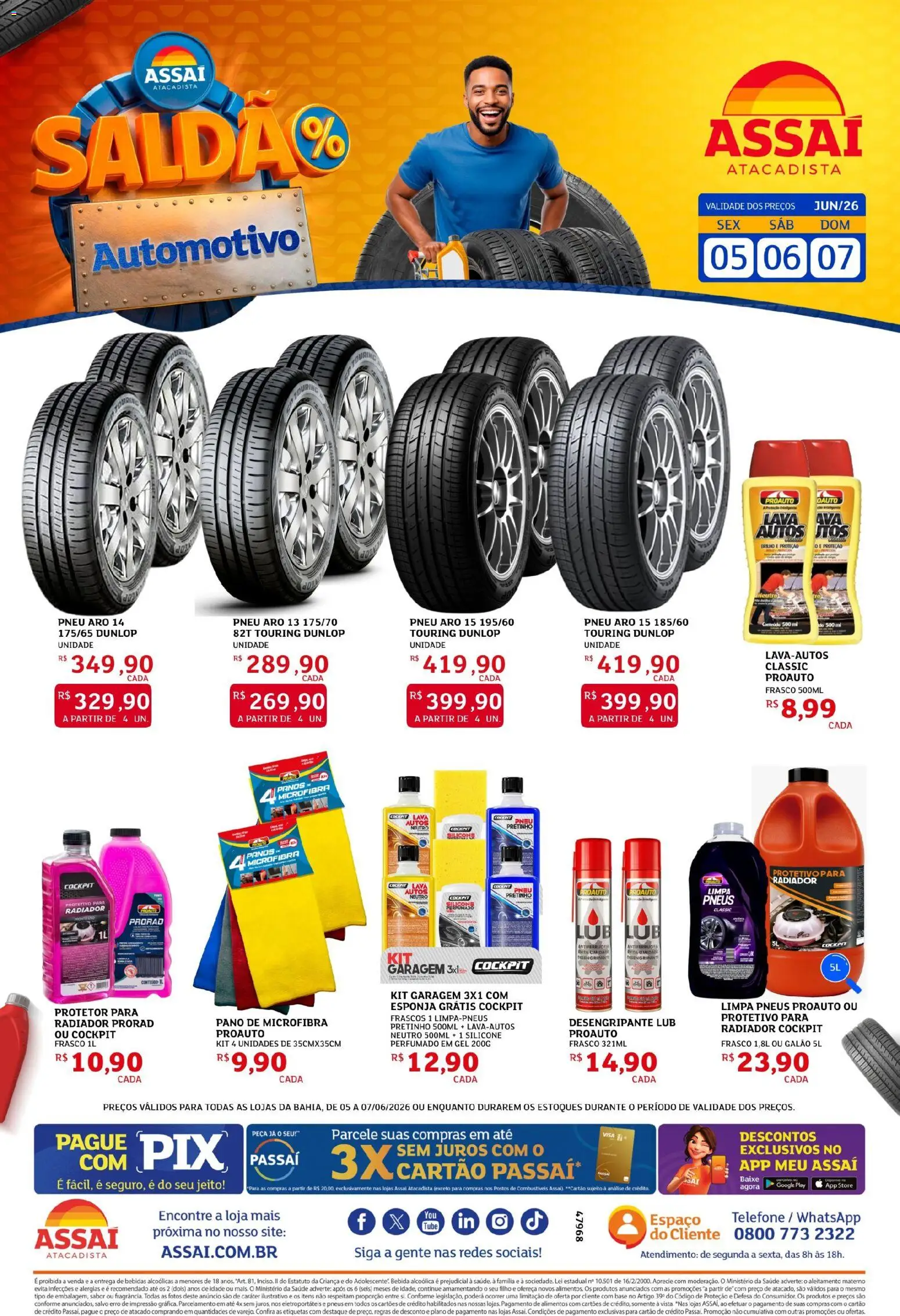 Pré-Visualização do folheto "Assaí Atacadista ofertas - BA" da loja Assaí Atacadista válido a partir de 05/06/2026