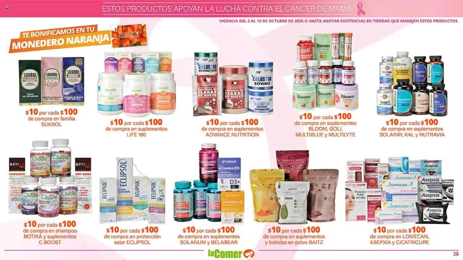 Vista previa las ofertas de la tienda La Comer - La Comer folleto es la tienda rosa desde el 02/10/2026 