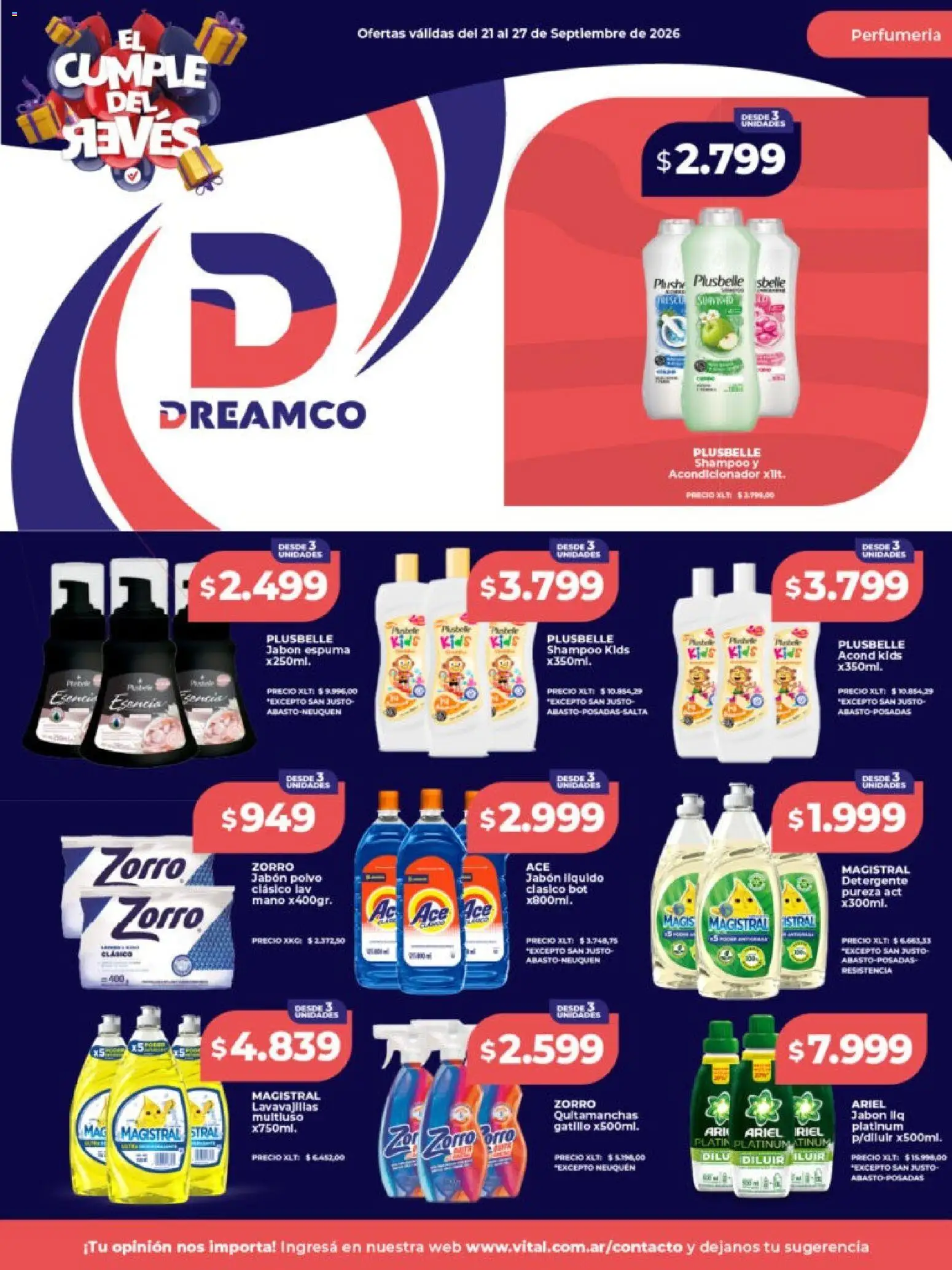 Vista previa del folleto de la tienda Vital válido desde el 21/09/2026 