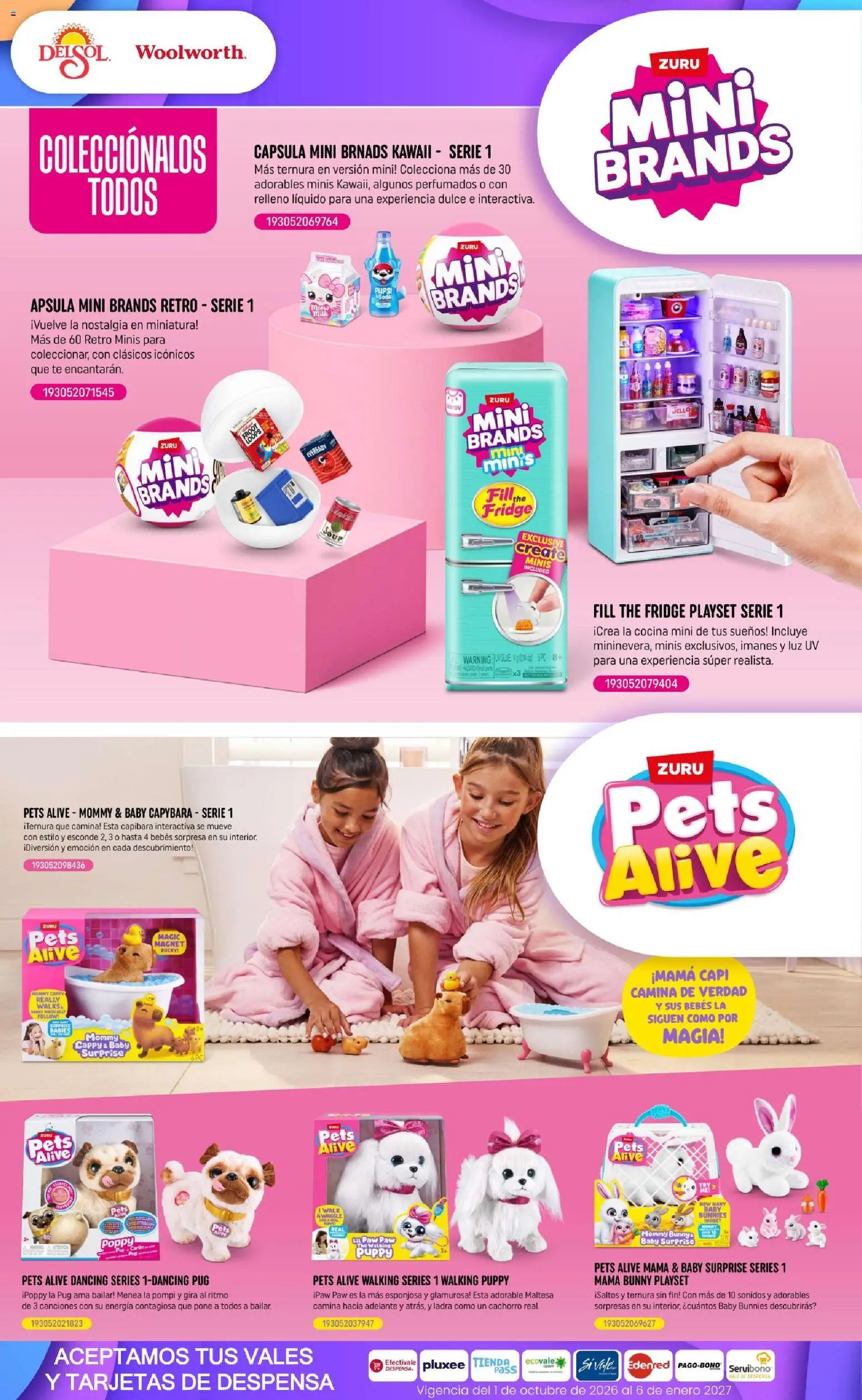 Vista previa las ofertas de la tienda Del Sol y Woolworth - Del Sol y Woolworth catálogo El Castillo del Juguete desde el 01/10/2026 - Té, Cocina, Dulce, Despensa