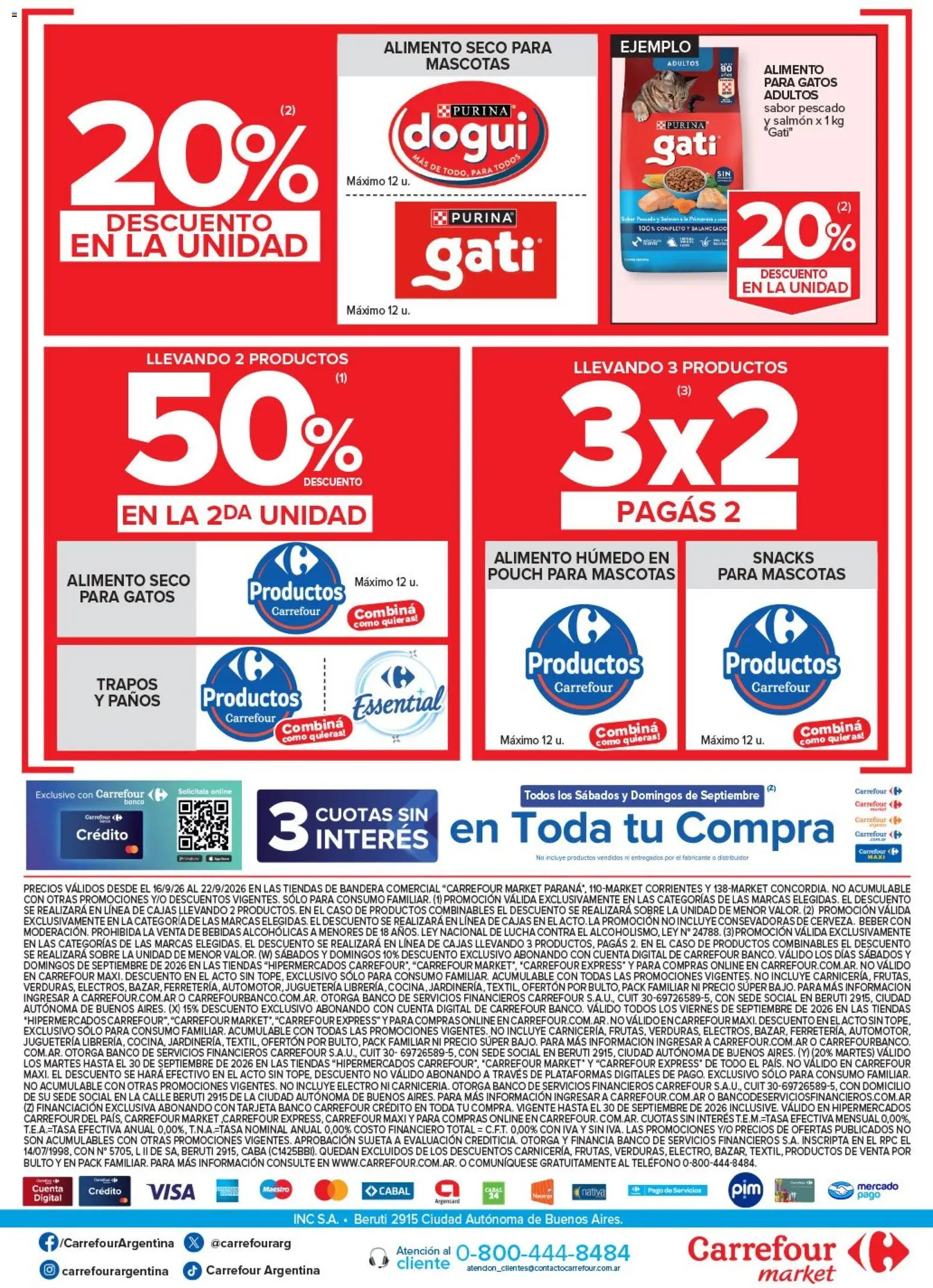 Vista previa del folleto de la tienda Carrefour Market válido desde el 16/09/2026 