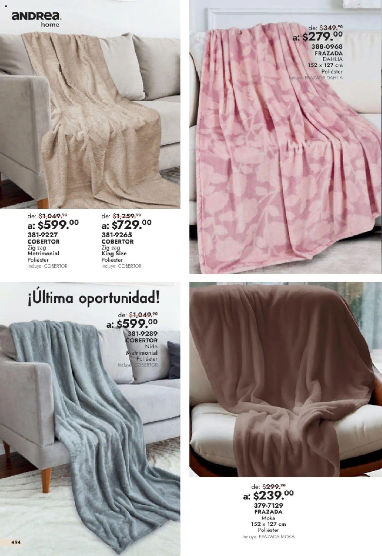Vista previa las ofertas de la tienda Andrea - Andrea catálogo Outlet desde el 26/07/2026 