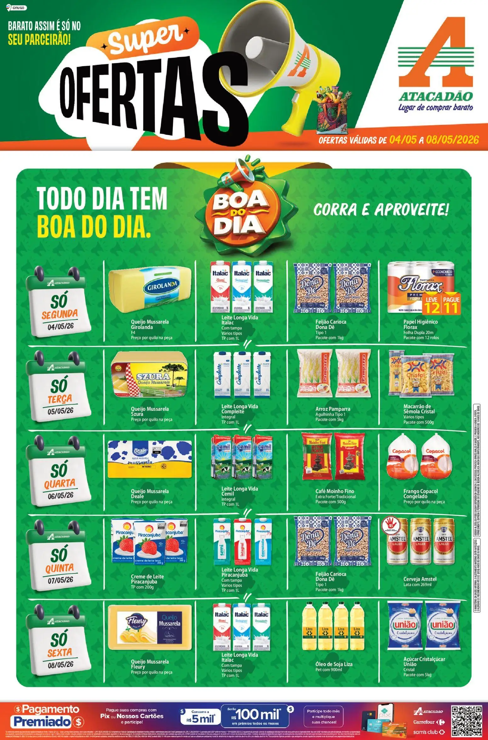 Pré-Visualização do folheto "Atacadão ofertas - GO" da loja Atacadão válido a partir de 04/05/2026