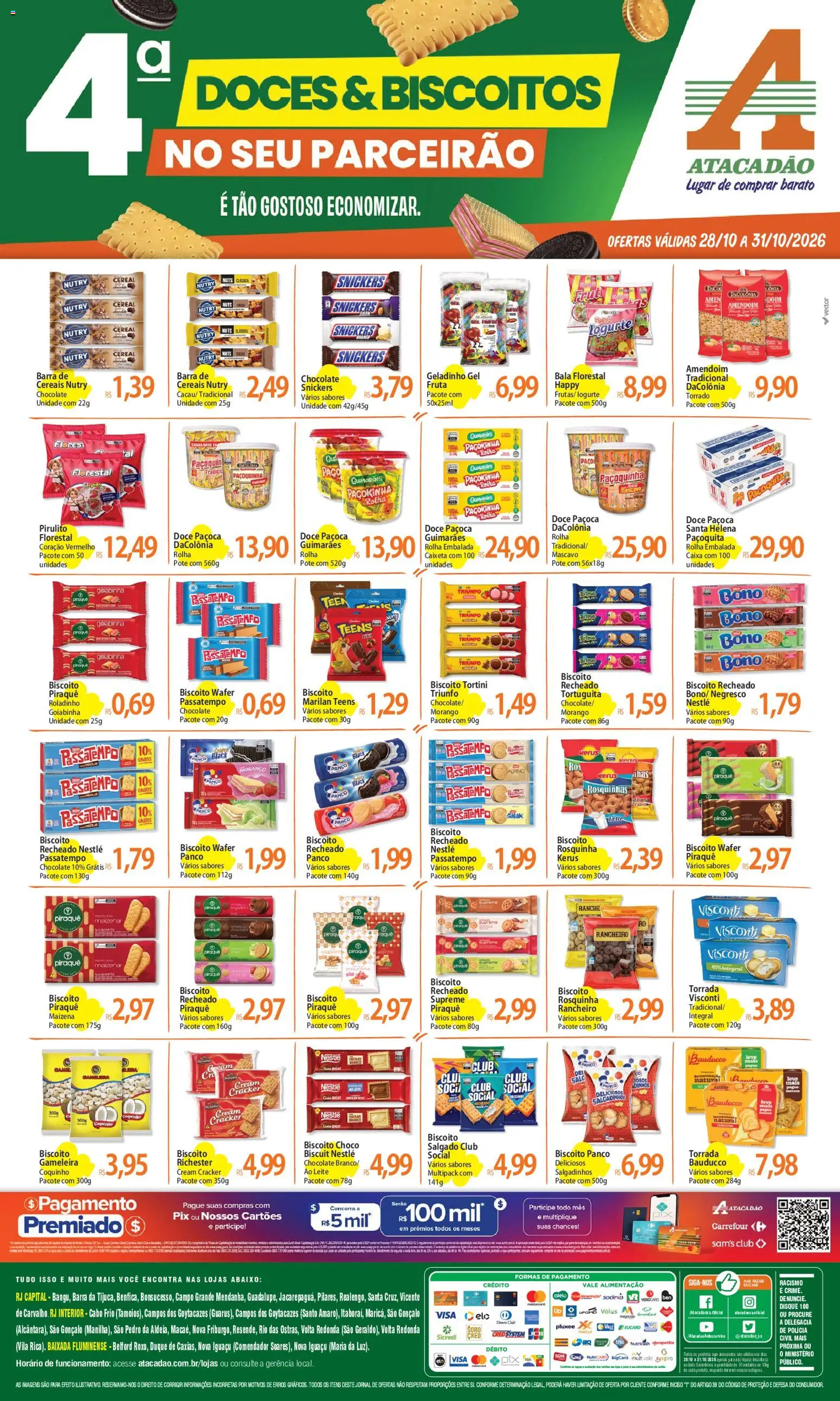 Pré-Visualização do folheto "Atacadão ofertas - RJ" da loja Atacadão válido a partir de 28/10/2026
