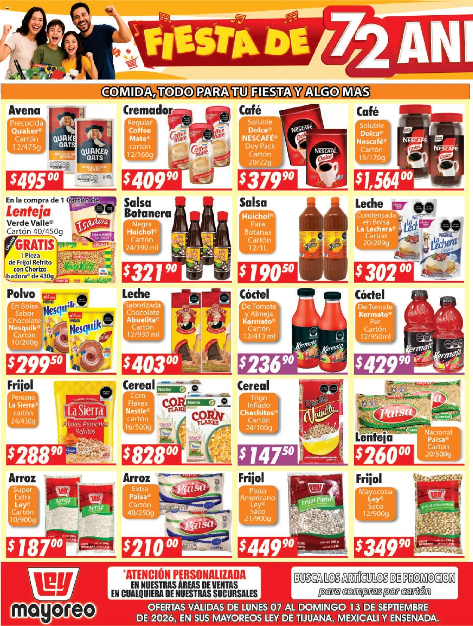 Vista previa las ofertas de la tienda Casa Ley - Casa Ley folleto Frontera desde el 07/09/2026 