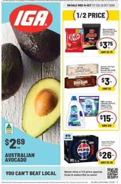Preview of catalogue IGA catalogue SA from shop IGA valid 14/10/2026