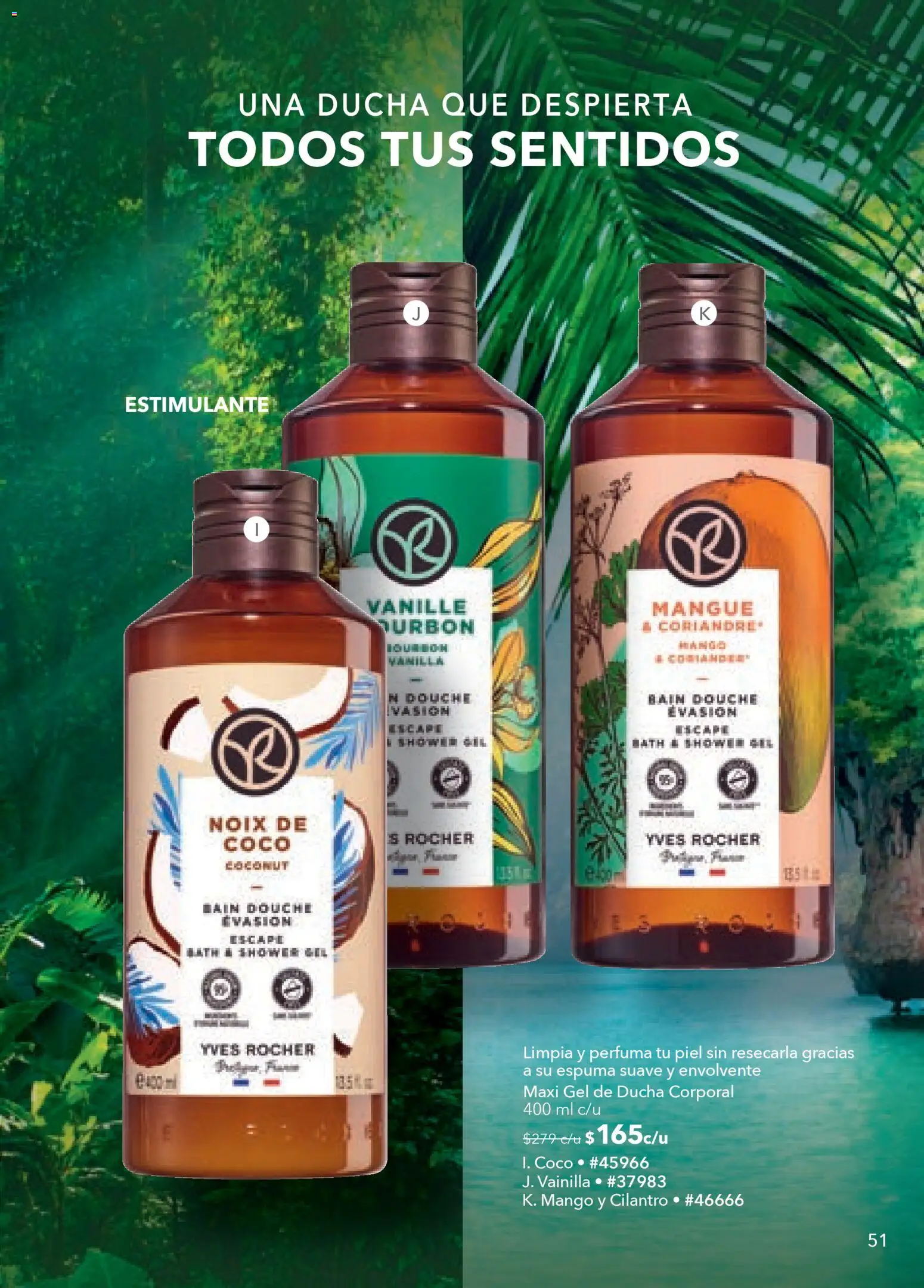 Vista previa las ofertas de la tienda Yves Rocher - Campaña 4 2026 desde el 03/03/2026 - Mango, Coco, Vainilla, Espuma, Gel de ducha
