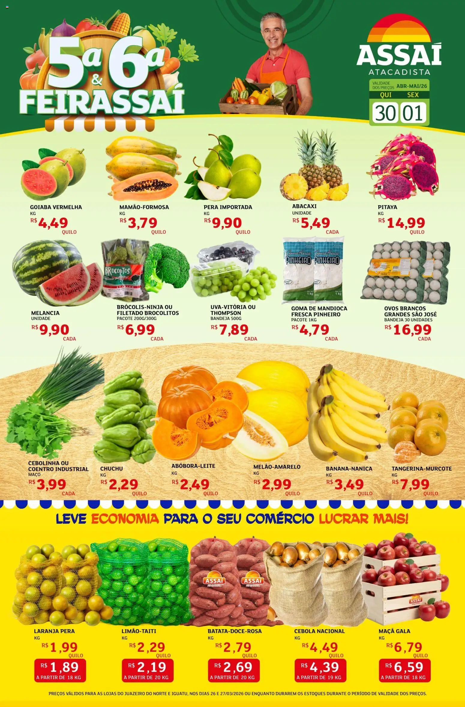 Pré-Visualização do folheto "Assaí Atacadista ofertas - CE" da loja Assaí Atacadista válido a partir de 30/04/2026