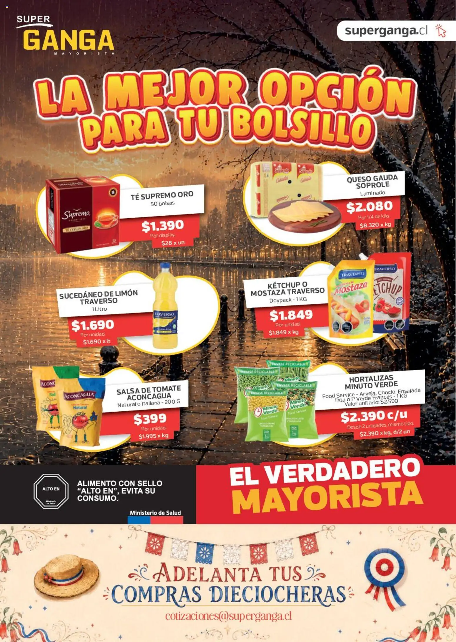 Folleto de la tienda Super Ganga válido desde el 11.08.2026 