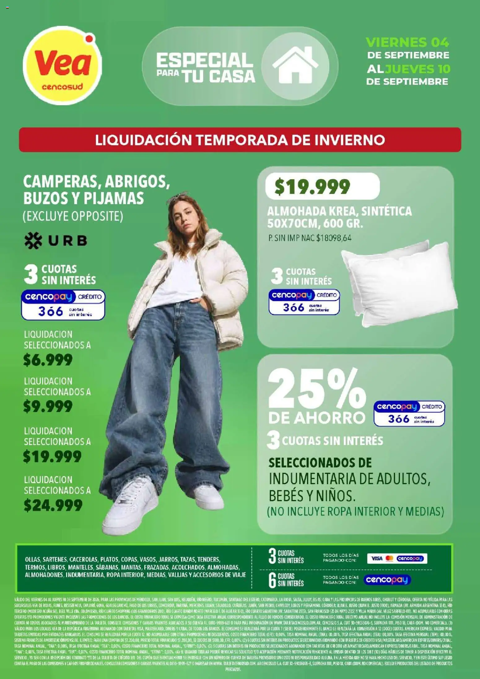 Vista previa del folleto de la tienda Vea válido desde el 04/09/2026 