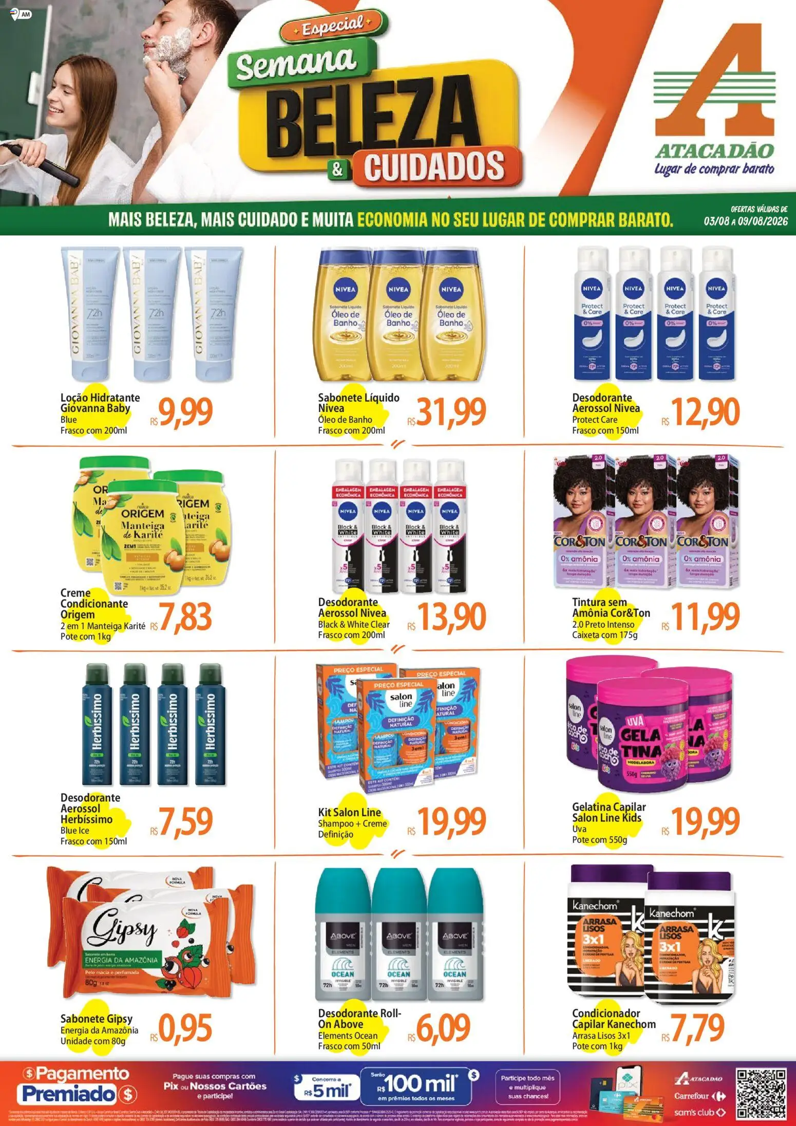 Pré-Visualização do folheto "Atacadão ofertas - AM" da loja Atacadão válido a partir de 03/08/2026