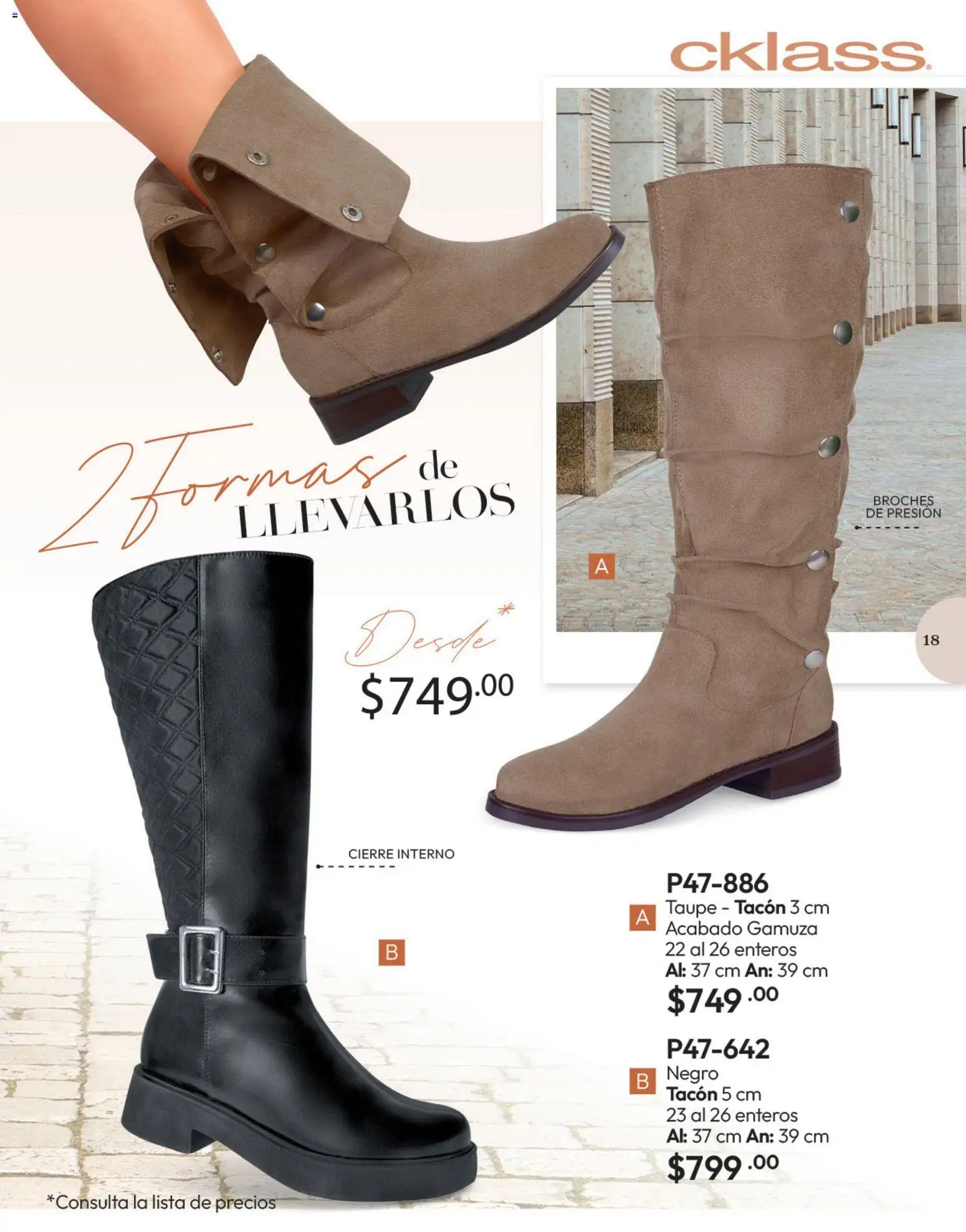 Vista previa las ofertas de la tienda Cklass - Cklass catálogo Calzado Invierno desde el 11/09/2026 