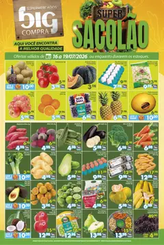 Pré-Visualização do folheto "Big Compra ofertas Sacolão" da loja Big Compra válido a partir de 16/07/2026