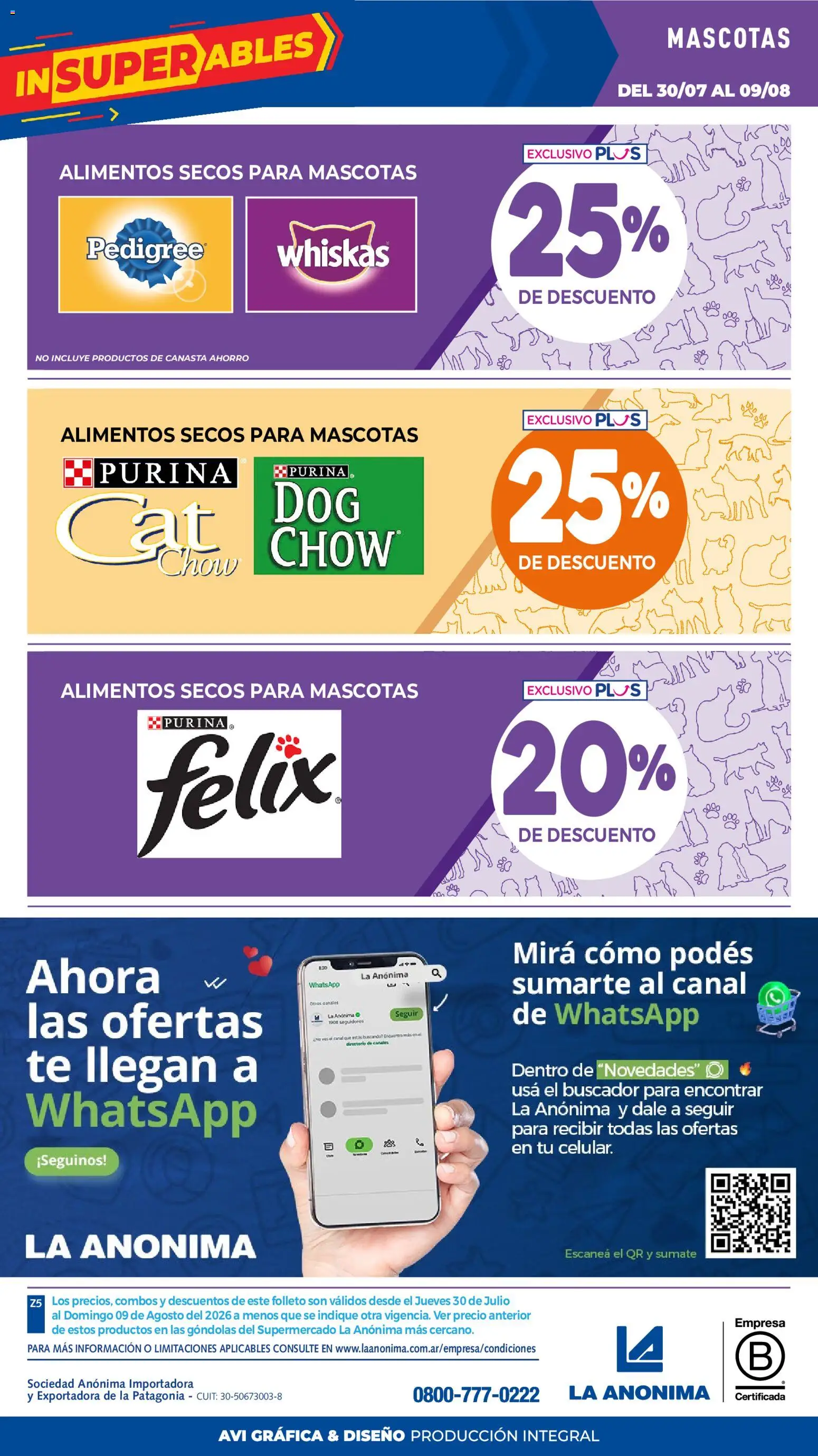 Vista previa del folleto de la tienda La Anonima válido desde el 30/07/2026 