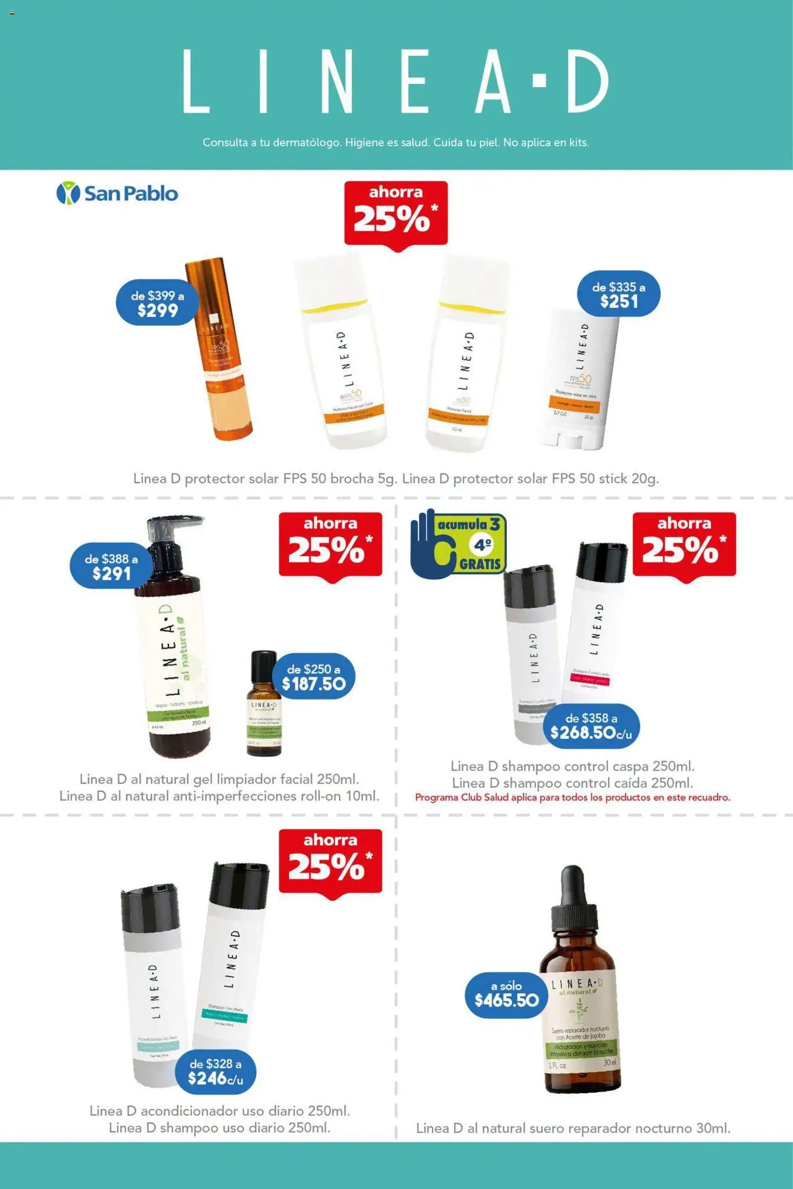 Vista previa las ofertas de la tienda Farmacia San Pablo - Farmacia San Pablo catálogo desde el 30/08/2026 