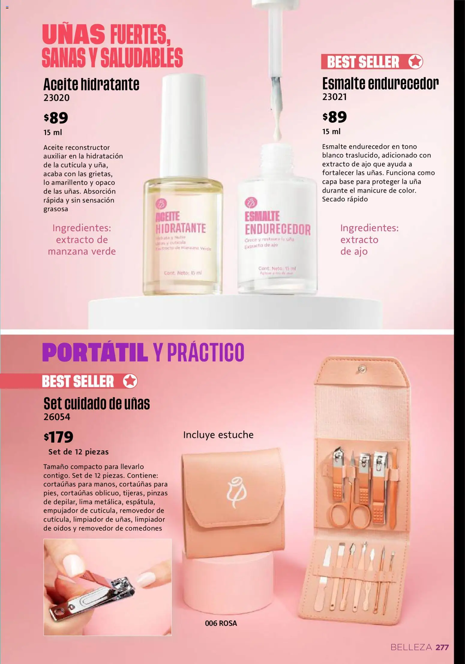 Vista previa las ofertas de la tienda Ilusión - Ilusión catálogo Verano desde el 01/05/2026 - Manzana, Lima, Aceite, Ajo, Ingredientes, Estuche, Limpiador, Cortaúñas