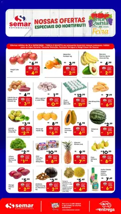 Pré-Visualização do folheto "Semar Supermercado ofertas Terça e Quarta da Feira" da loja Semar Supermercado válido a partir de 19/05/2026