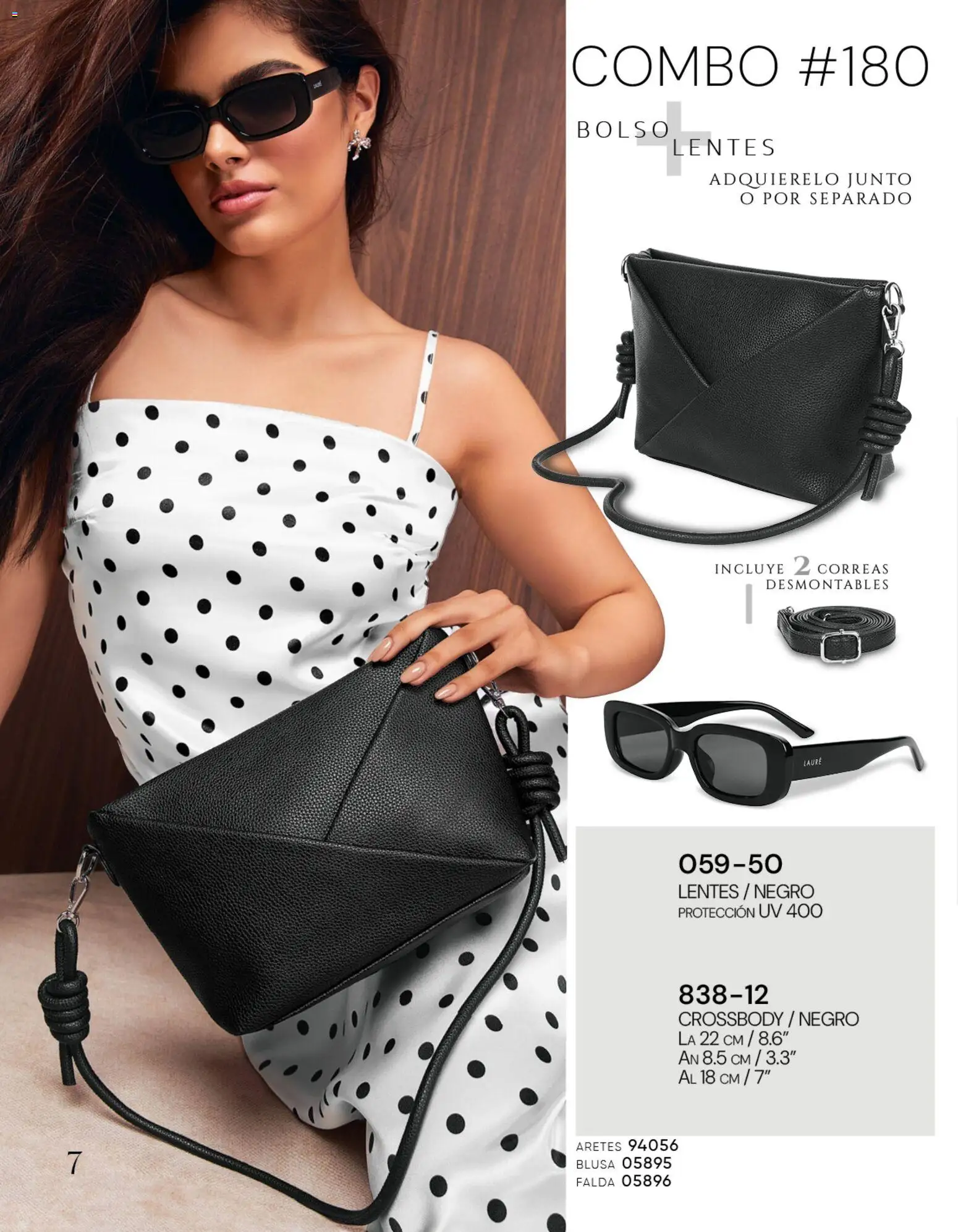 Vista previa las ofertas de la tienda Cklass - Cklass catálogo Handbags desde el 08/07/2026 - Lentes, Bolso, Blusa, Aretes, Falda