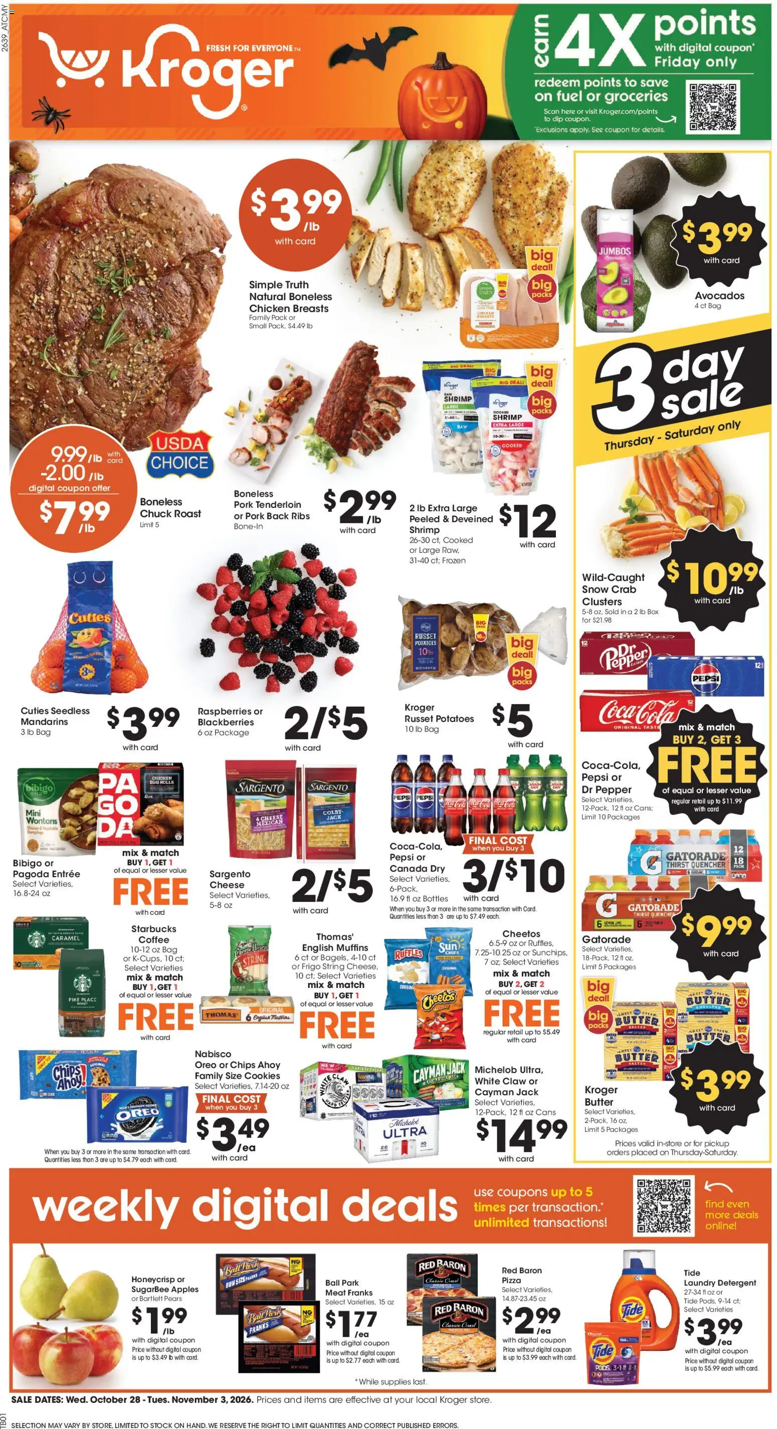 Ad Preview of Kroger Kroger Weekly Ad from 10/28/2026