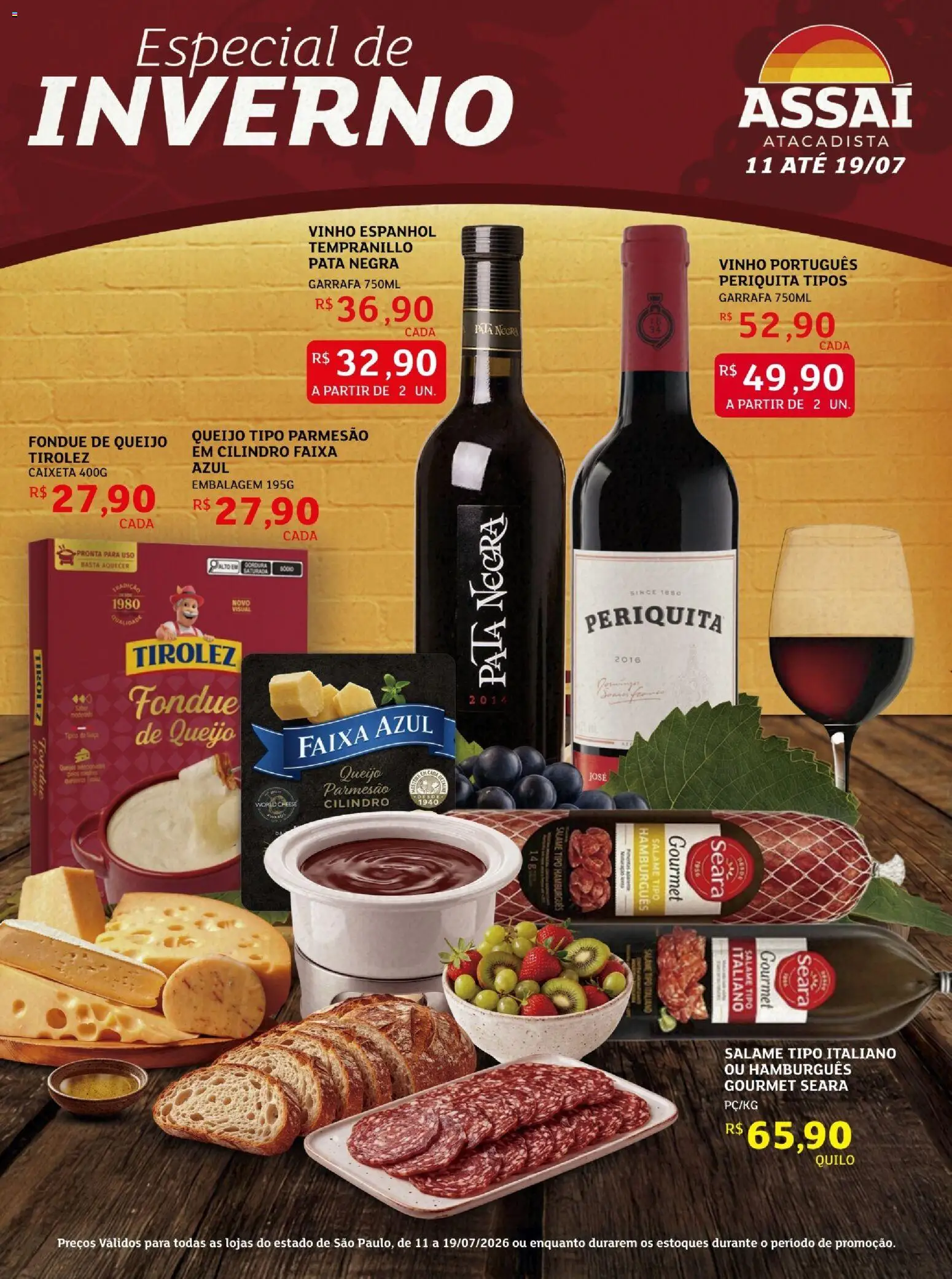Pré-Visualização do folheto "Assaí Atacadista ofertas - SP" da loja Assaí Atacadista válido a partir de 11/07/2026