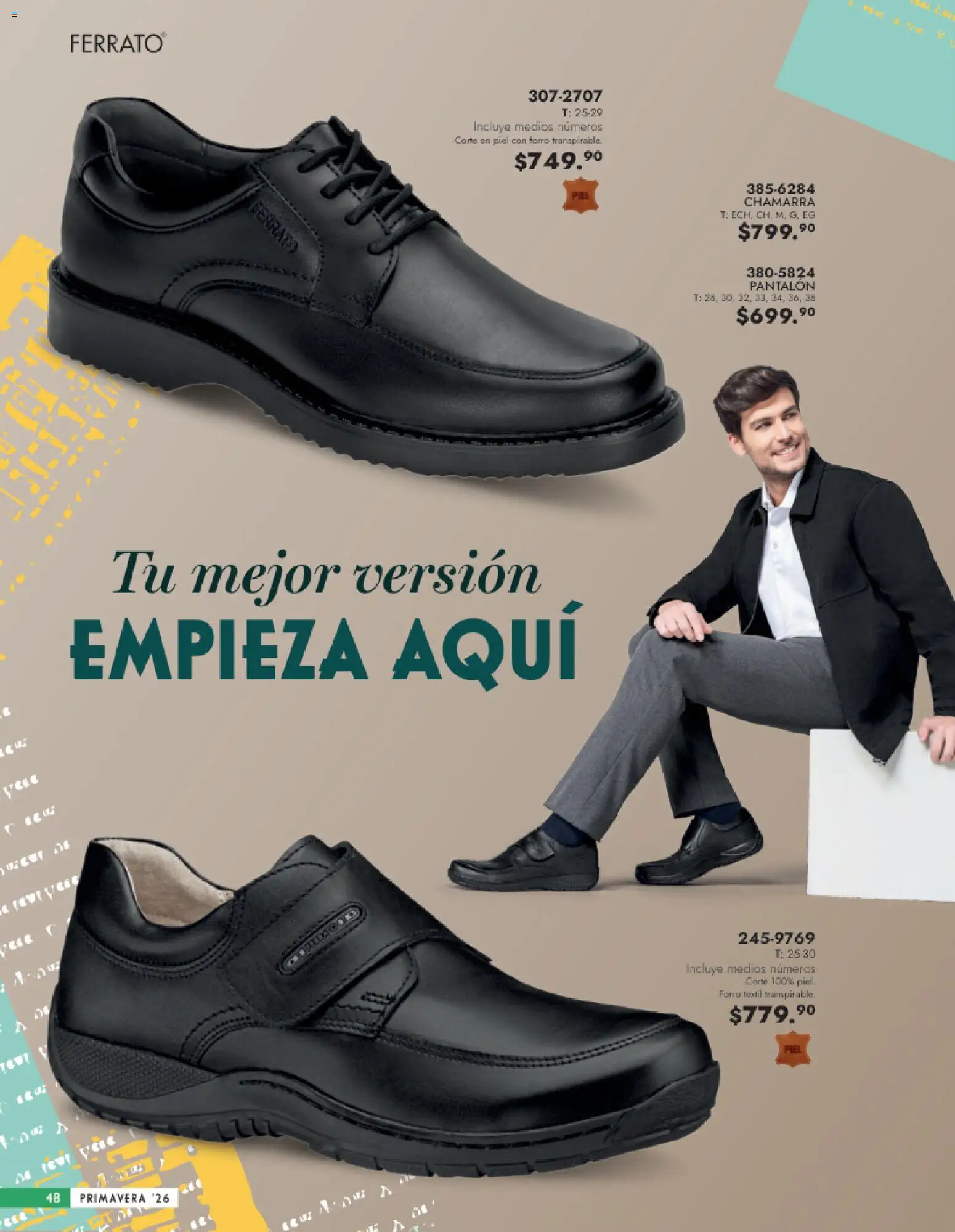Vista previa las ofertas de la tienda Andrea - Catálogo Calzado Caballero desde el 25/01/2026 - Chamarra
