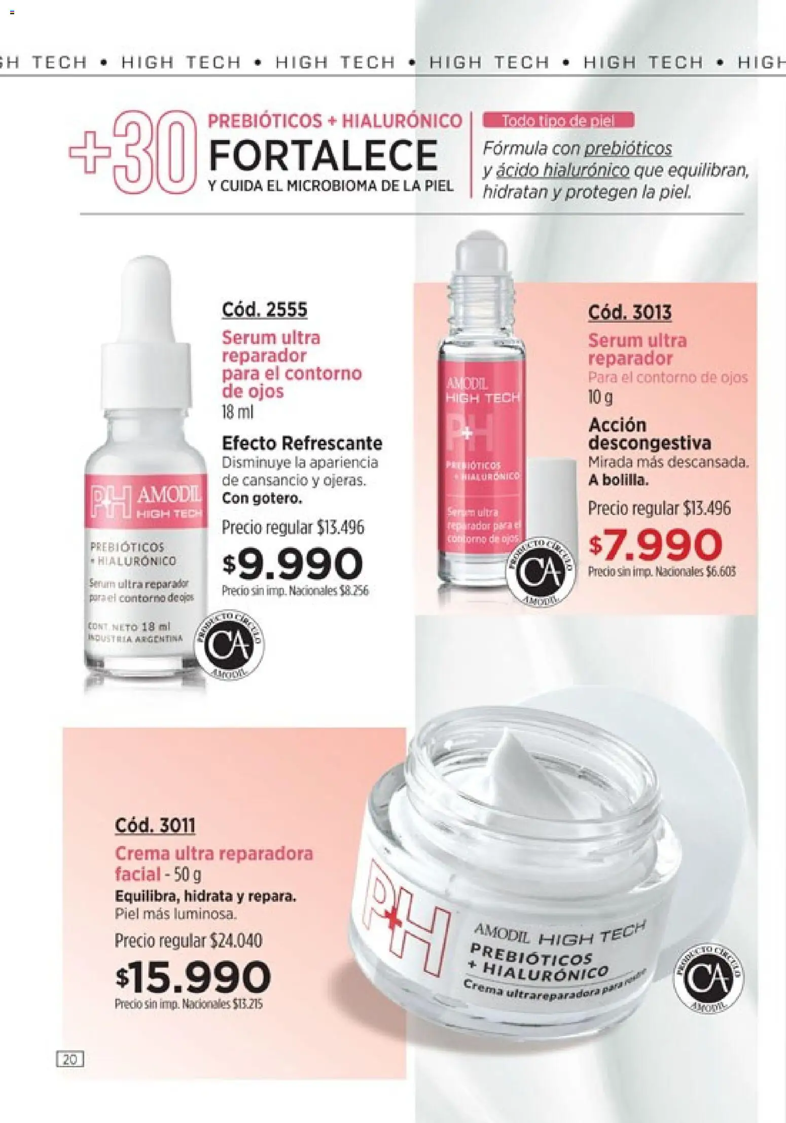 Vista previa del folleto de la tienda Amodil válido desde el 01/10/2026 - Serum, Crema, Contorno de ojos, Contorno
