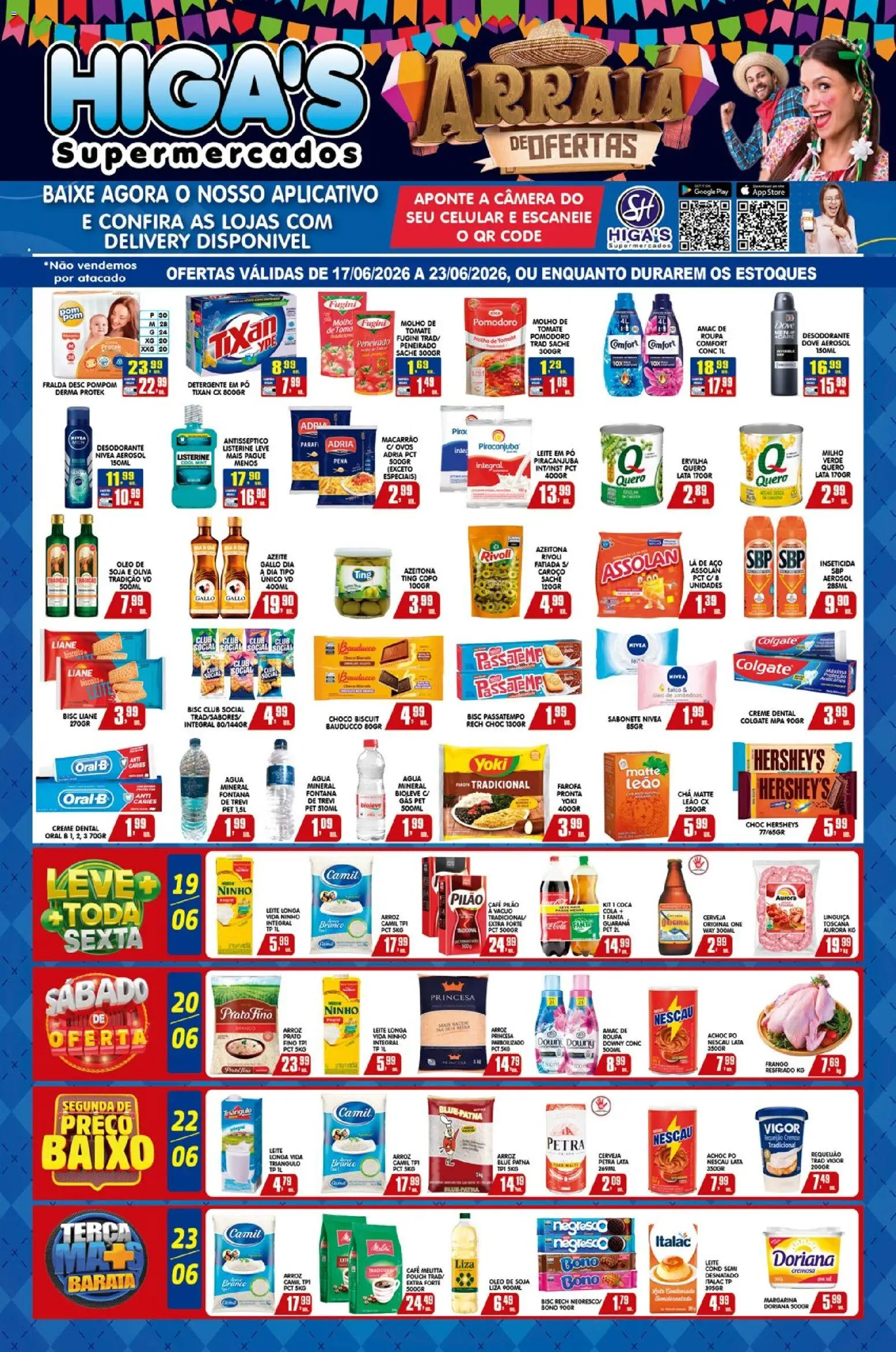 Pré-Visualização do folheto "Higa's Supermercado - Ofertas da semana" da loja Higa's Supermercado válido a partir de 17/06/2026