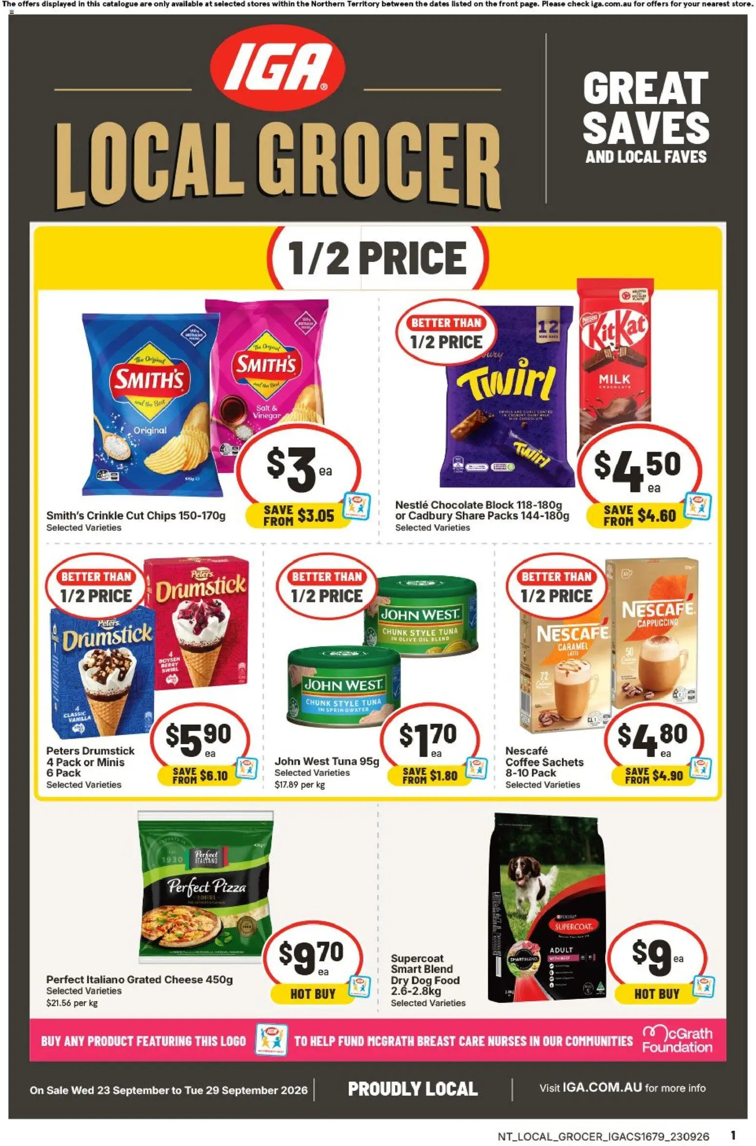 Preview of catalogue IGA Local Grocer Berry Springs from shop IGA valid 23/09/2026
