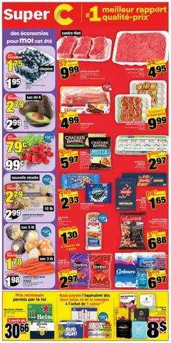 Preview of leaflet Super C weekly flyer / circulaire from shop Super C is valid from Jul 30, 2026