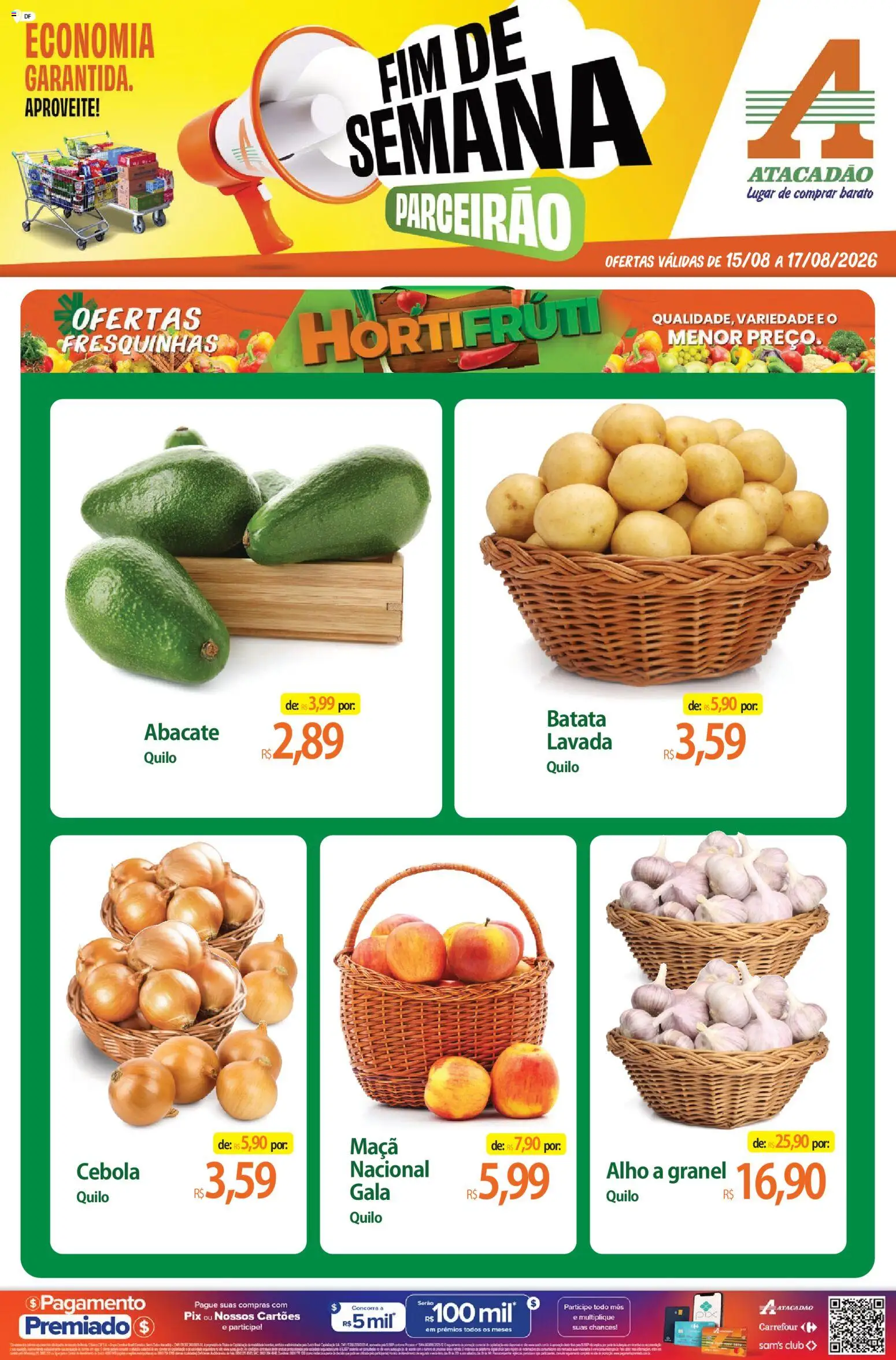 Pré-Visualização do folheto "Atacadão ofertas - DF" da loja Atacadão válido a partir de 15/08/2026