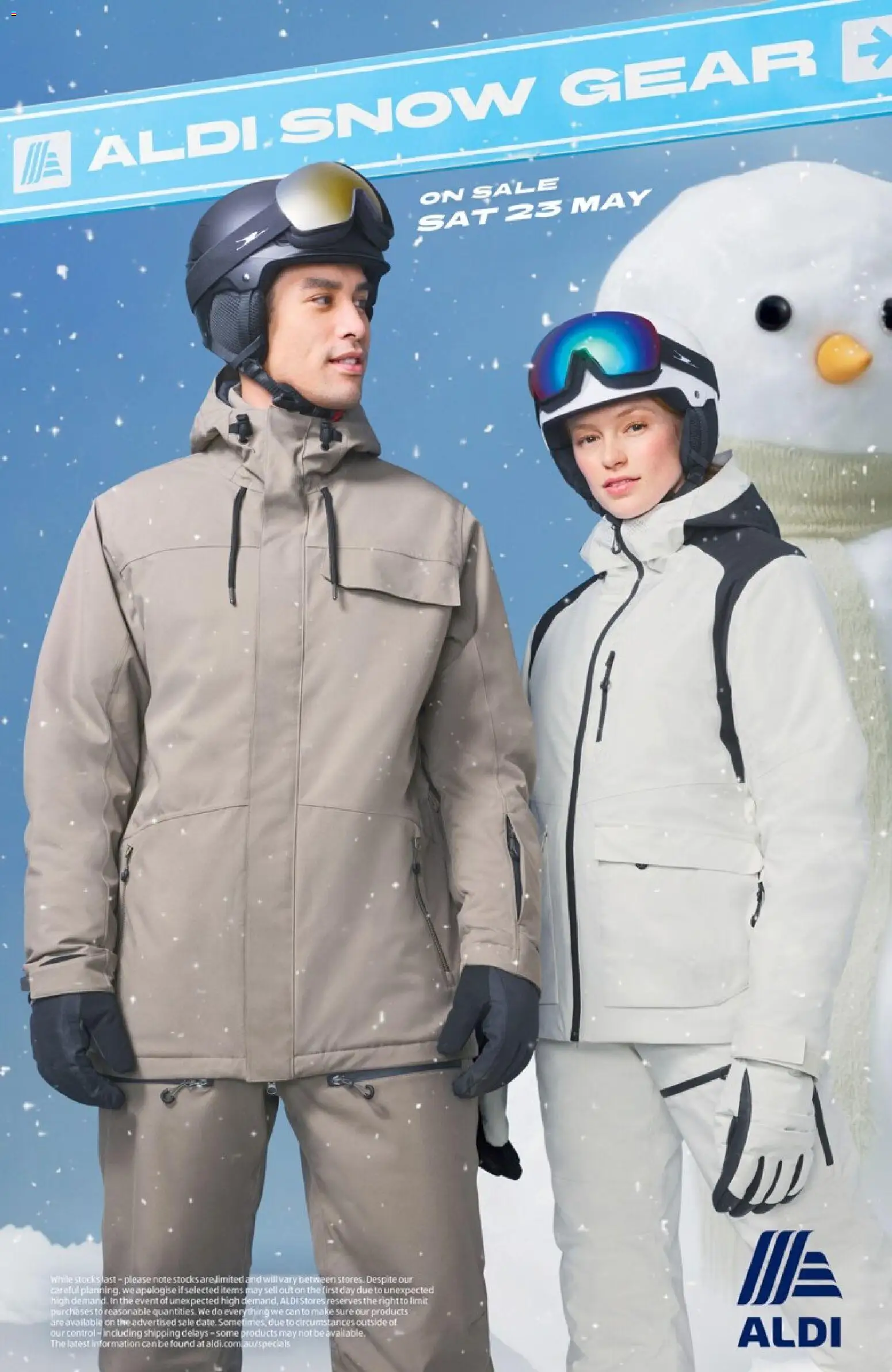 Preview of catalogue Aldi Snow Gear from shop Aldi valid 12/05/2026