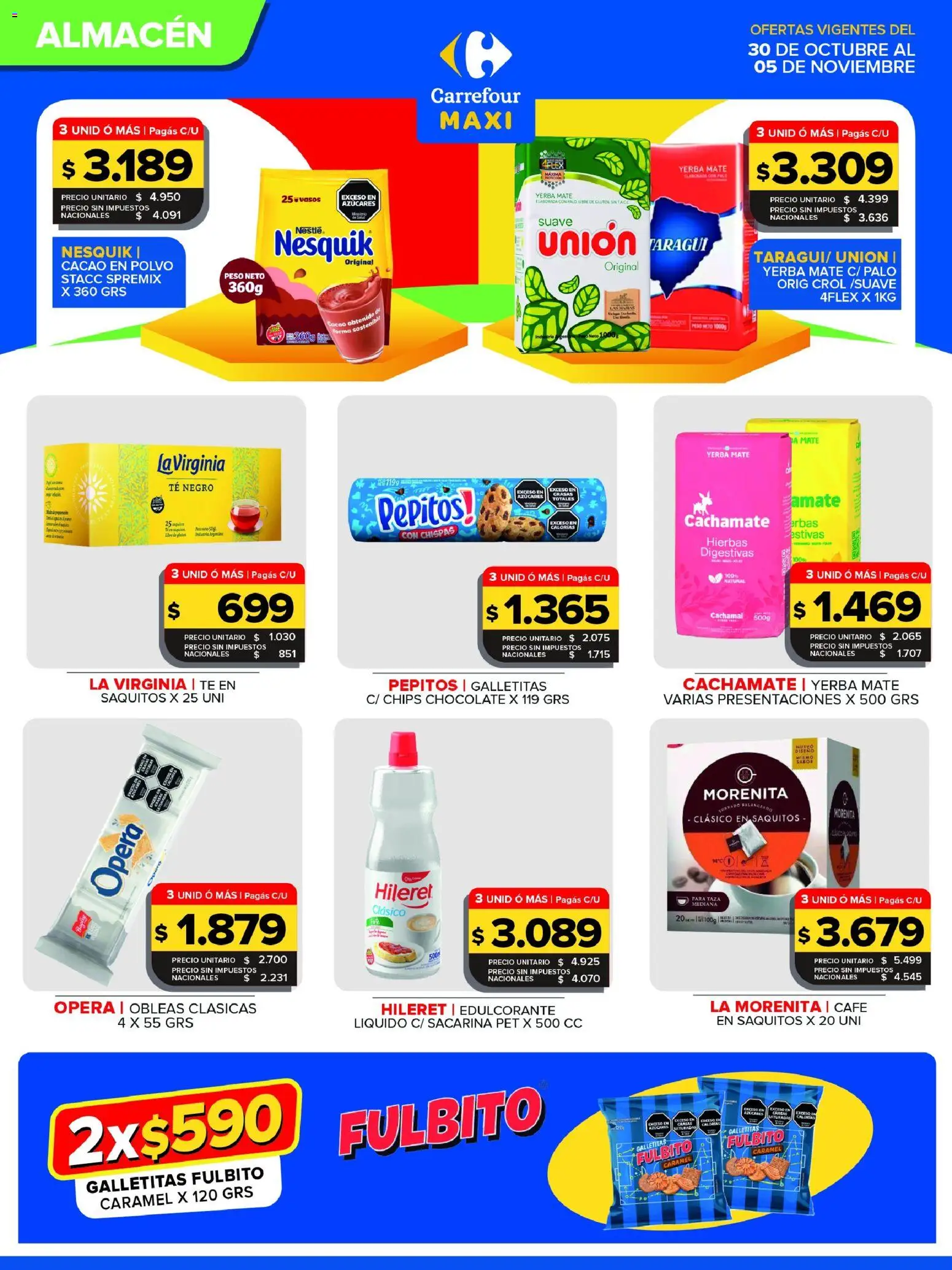 Vista previa del folleto de la tienda Carrefour Maxi válido desde el 30/10/2026 